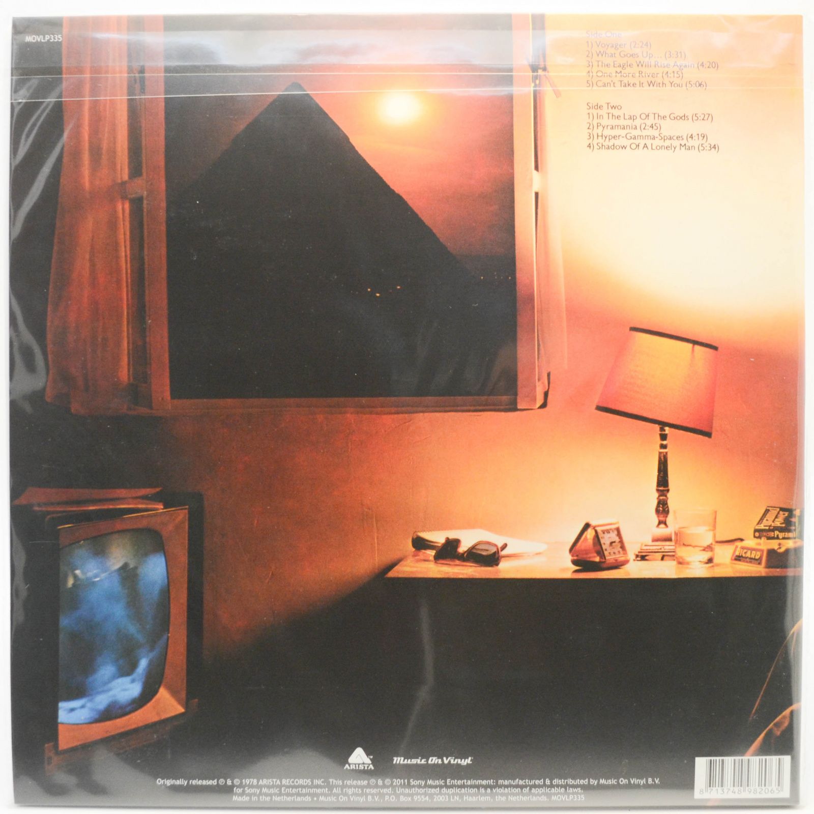Виниловая пластинка Alan Parsons Project — Pyramid, 1978