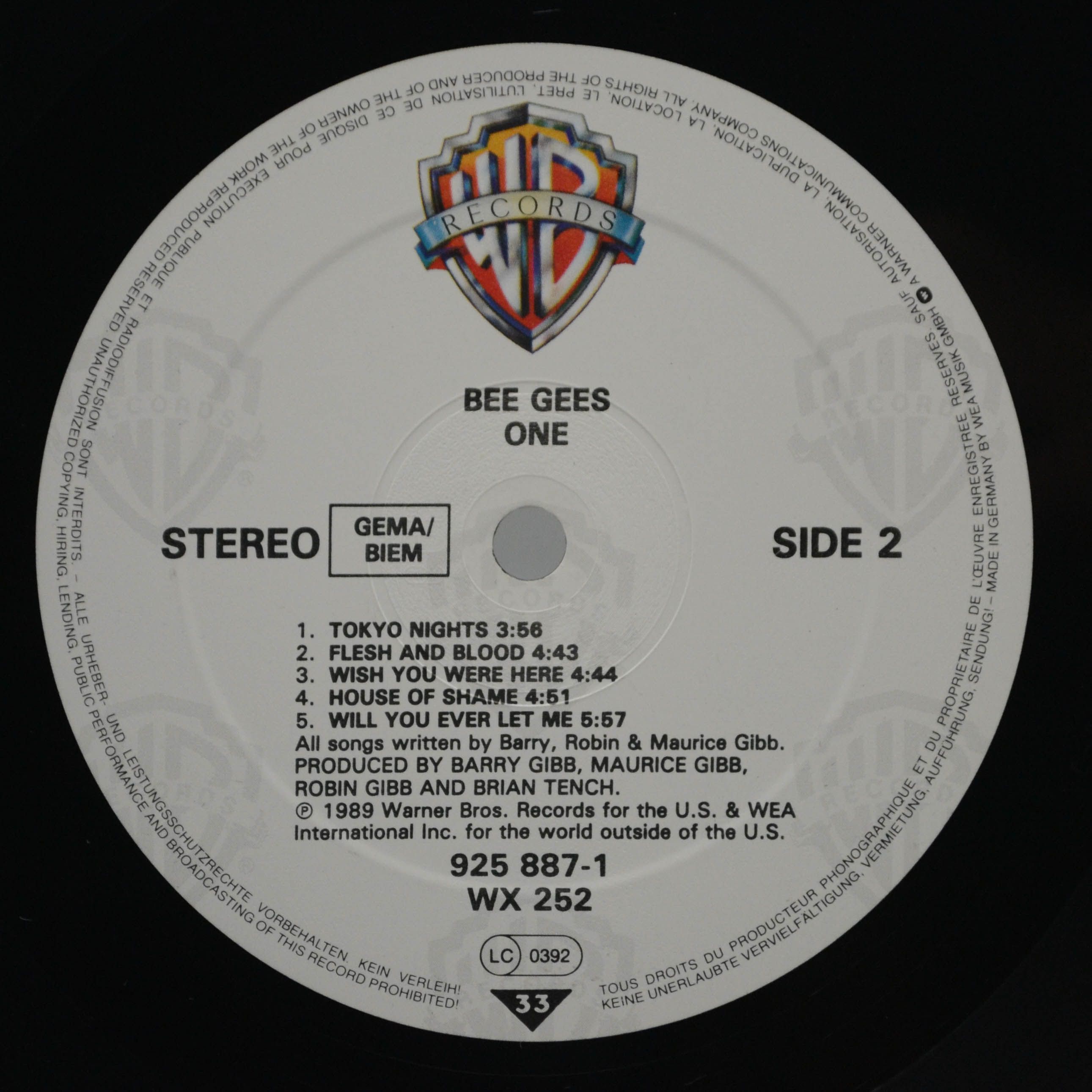 Bee Gees — One, 1989