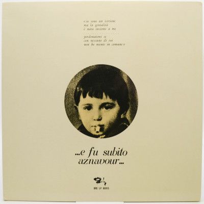 ...E Fu Subito Aznavour..., 1970