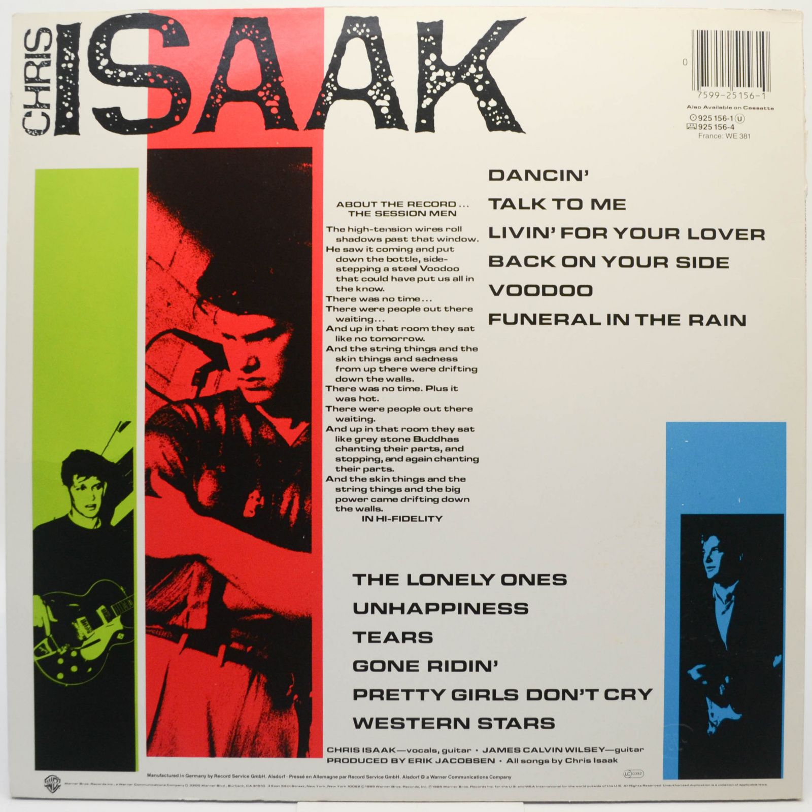 Chris Isaak — Silvertone, 1985