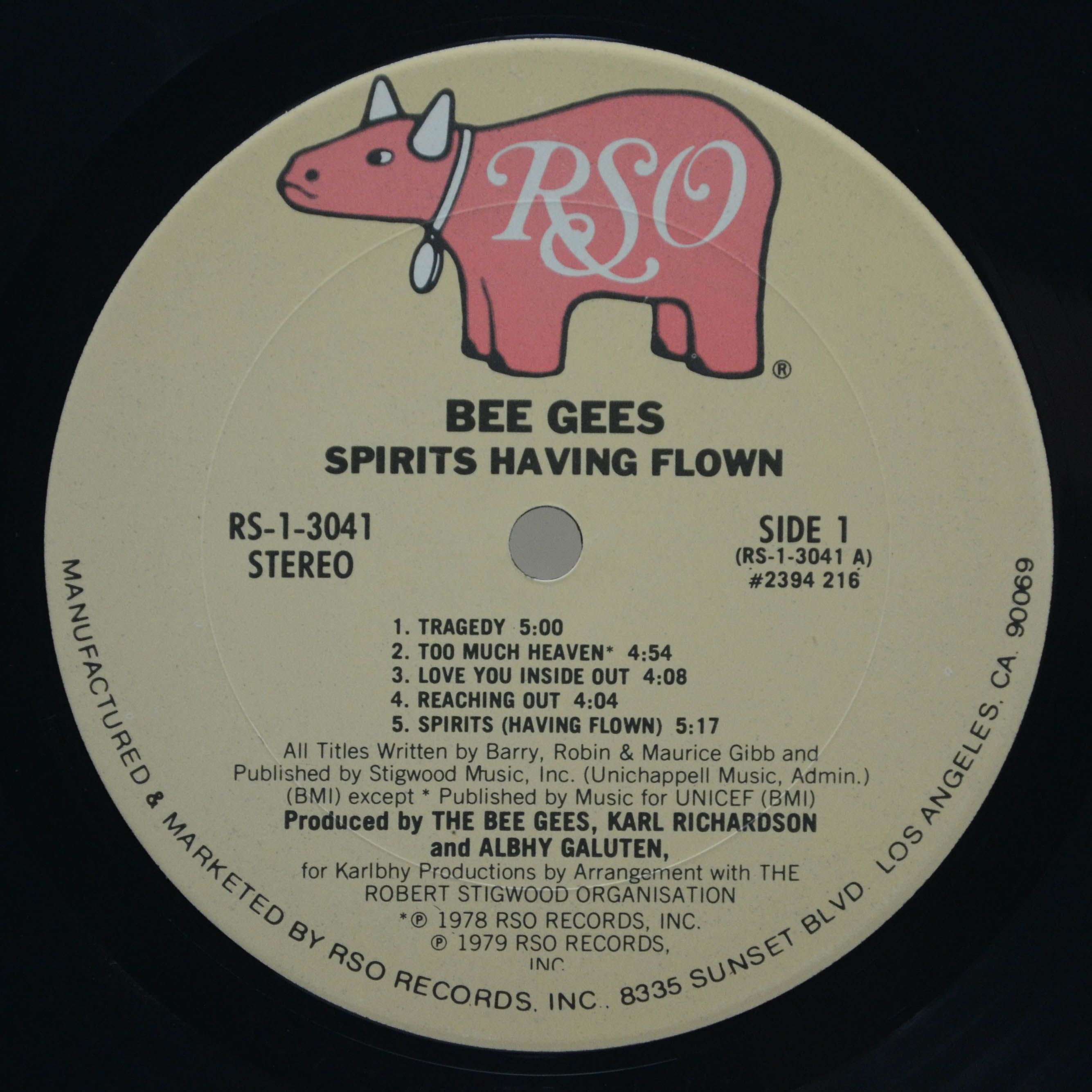 Bee Gees — Spirits Having Flown (USA), 1979