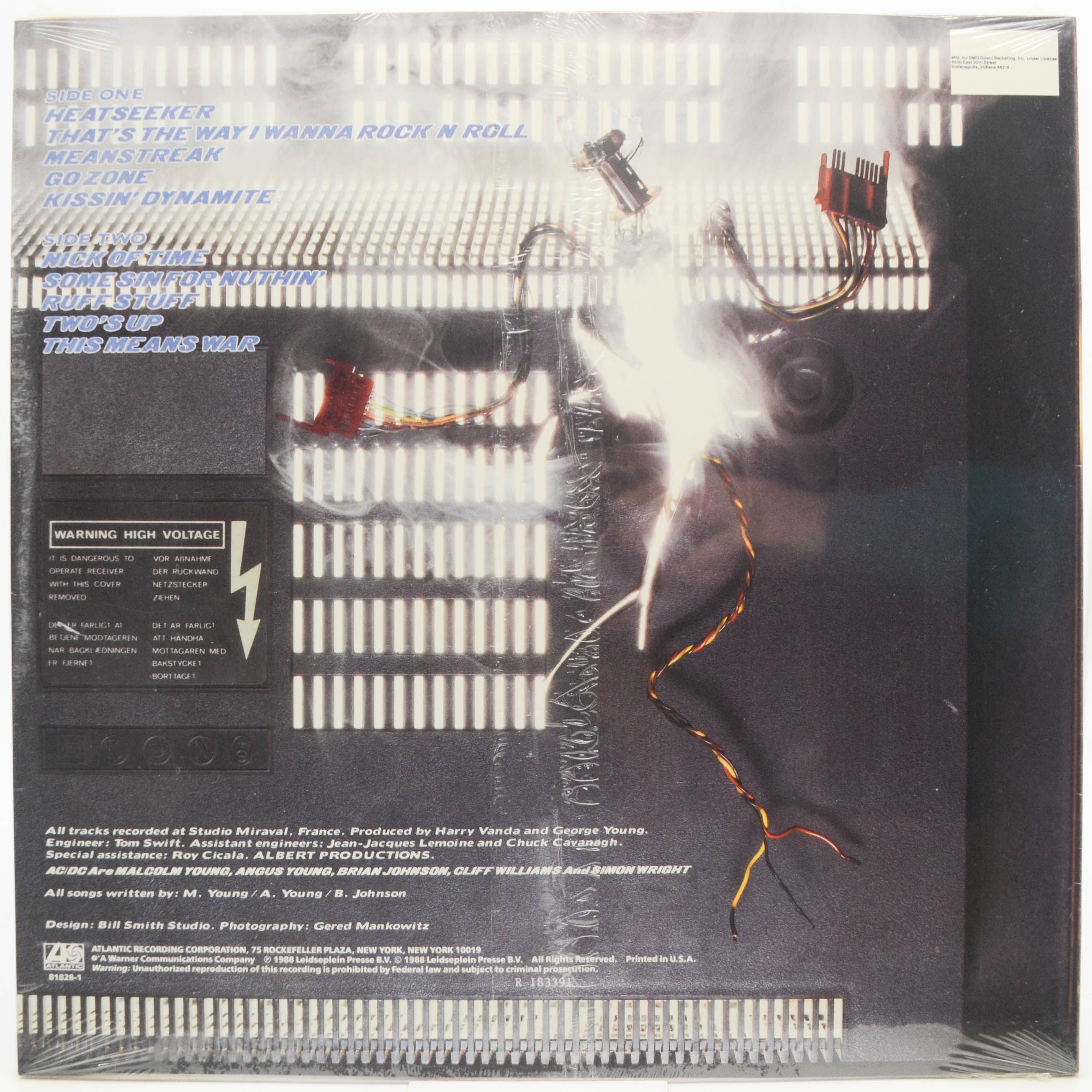 Виниловая пластинка AC/DC — Blow Up Your Video (USA), 1988