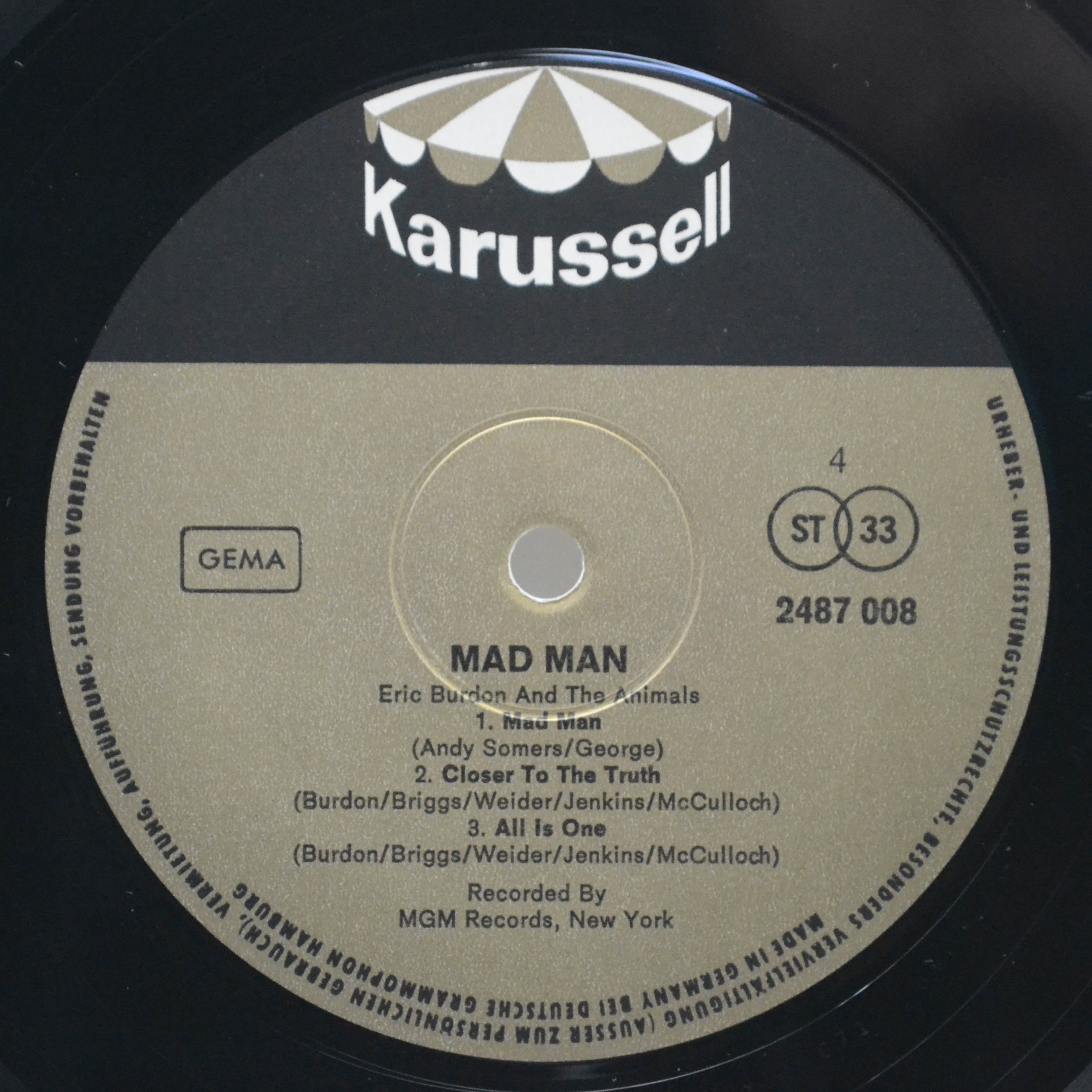 Виниловая пластинка Eric Burdon — Mad Man (2LP), 1971