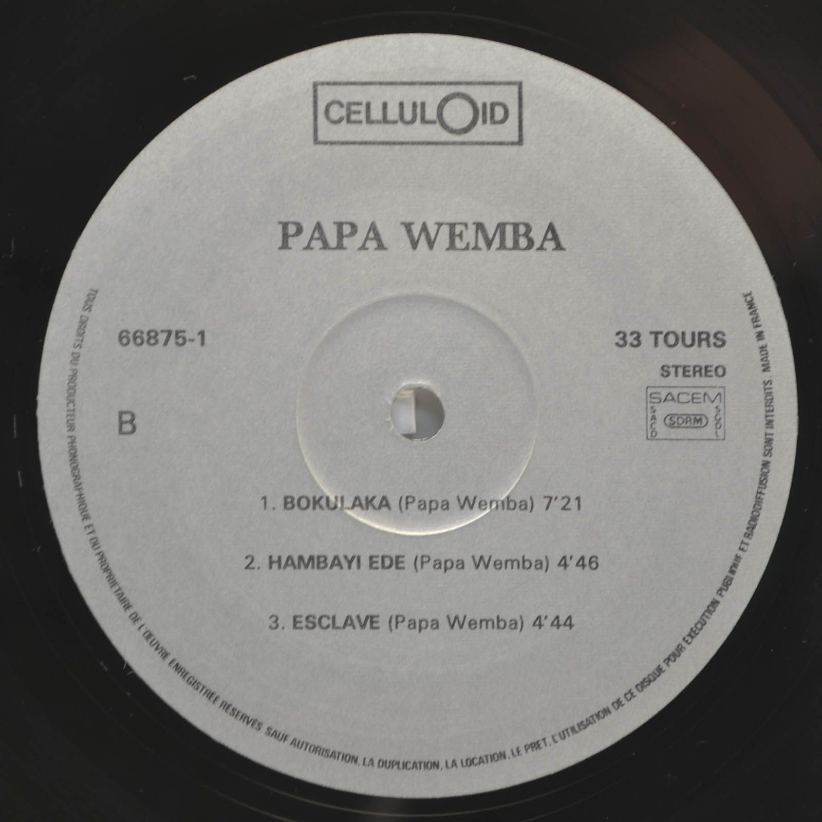 Виниловая пластинка Papa Wemba — M'Fono Yami, 1988