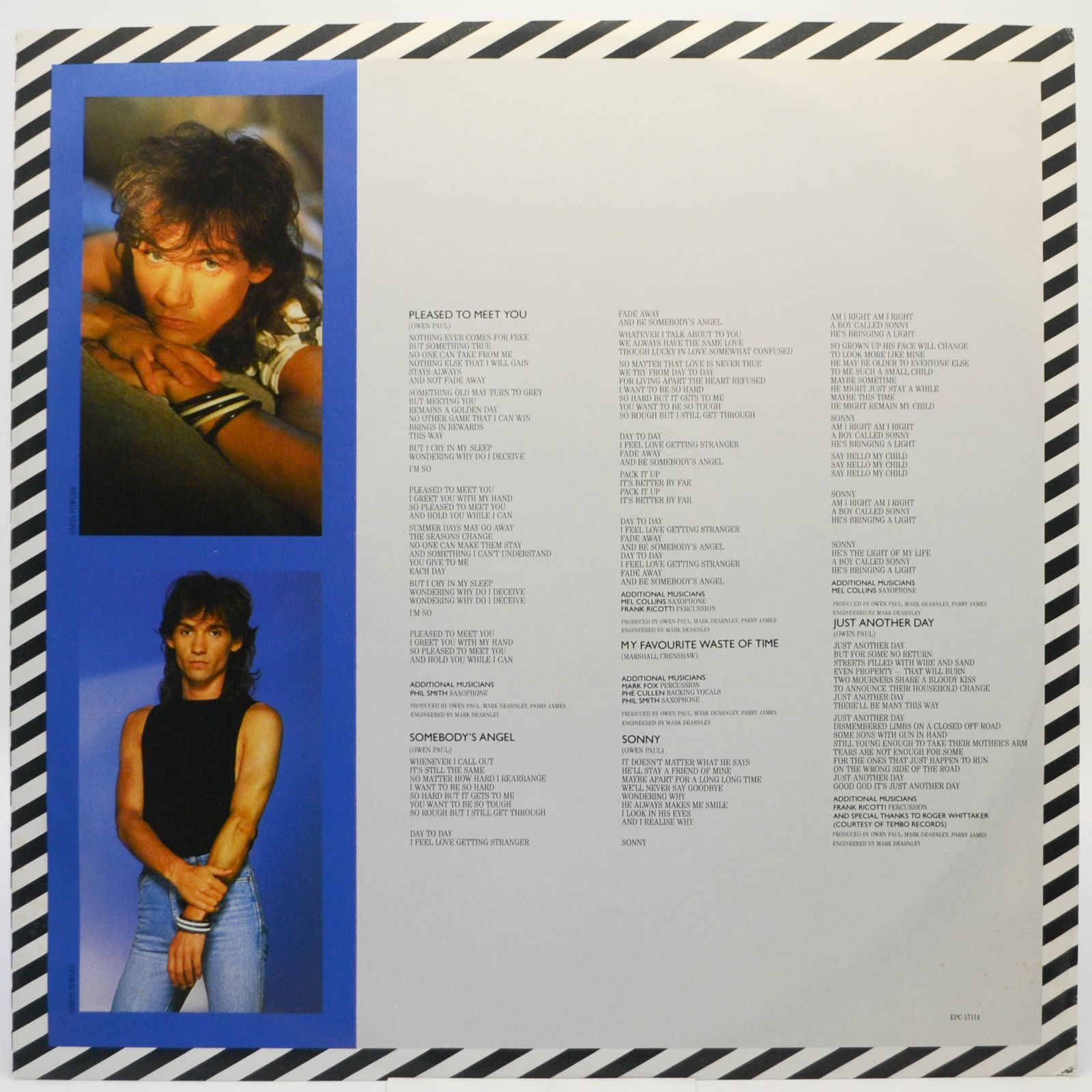 Виниловая пластинка Owen Paul — As It Is ..., 1986