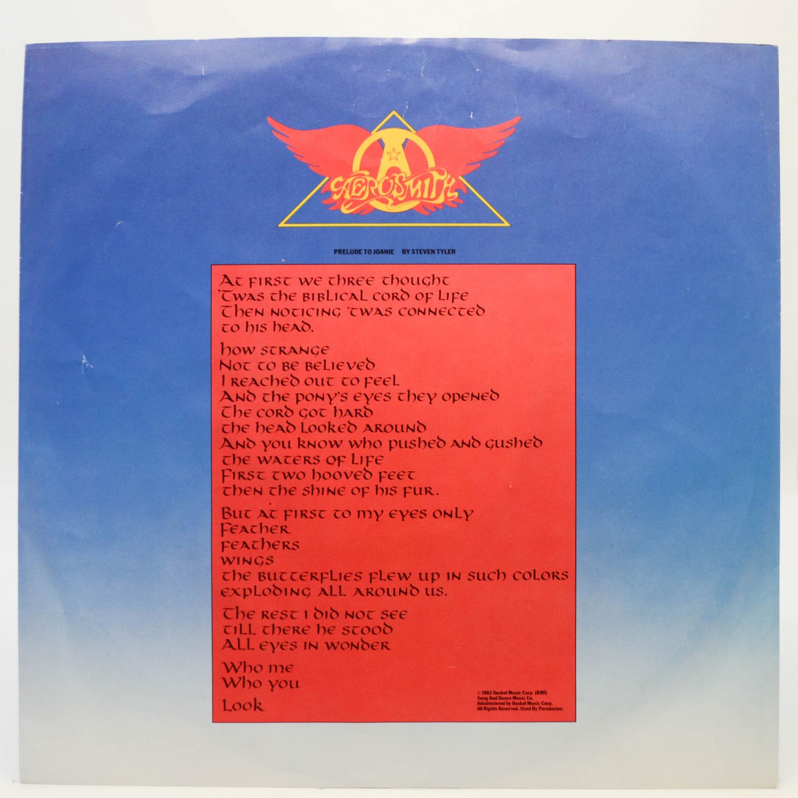 Aerosmith — Rock In A Hard Place, 1982