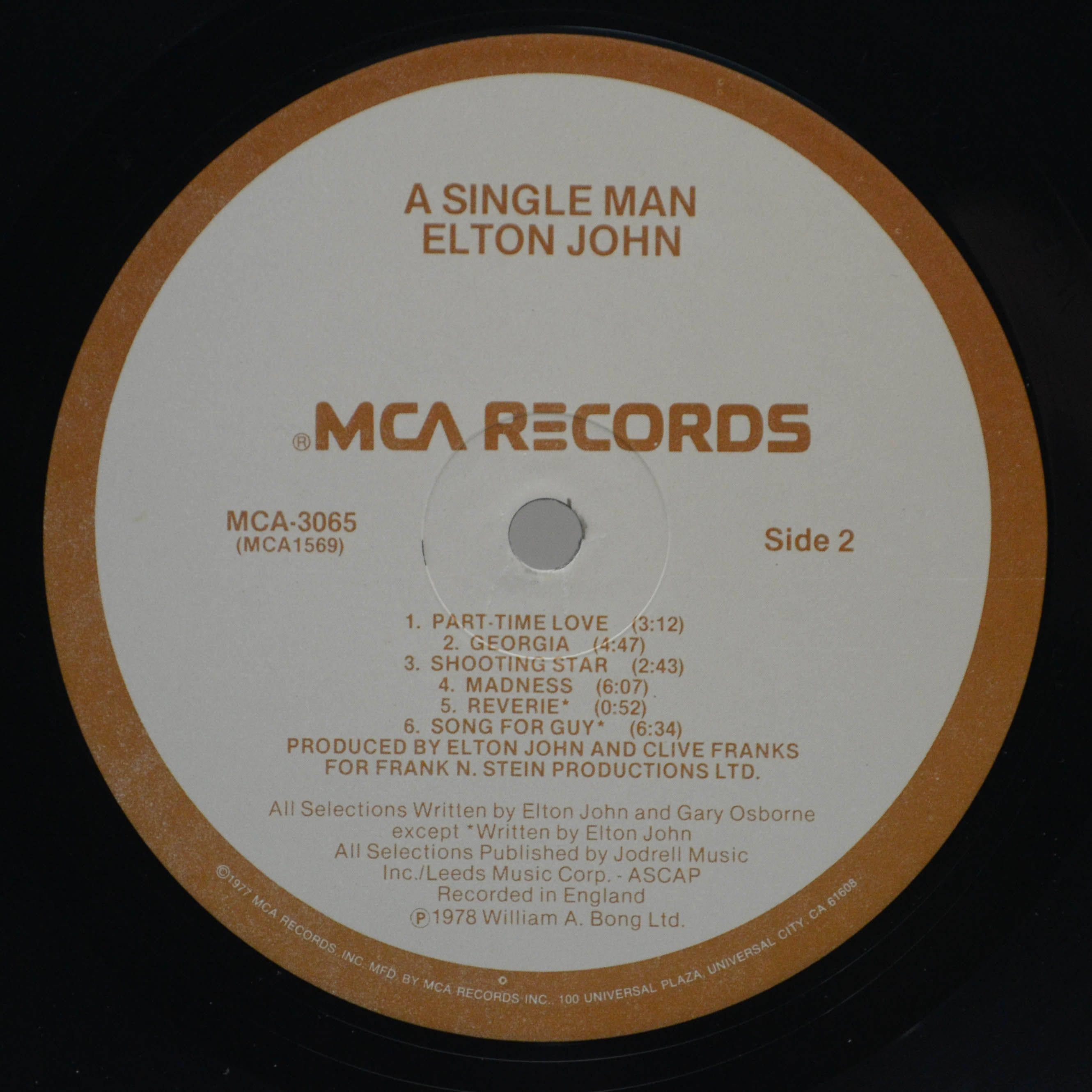 Elton John — A Single Man (USA), 1978