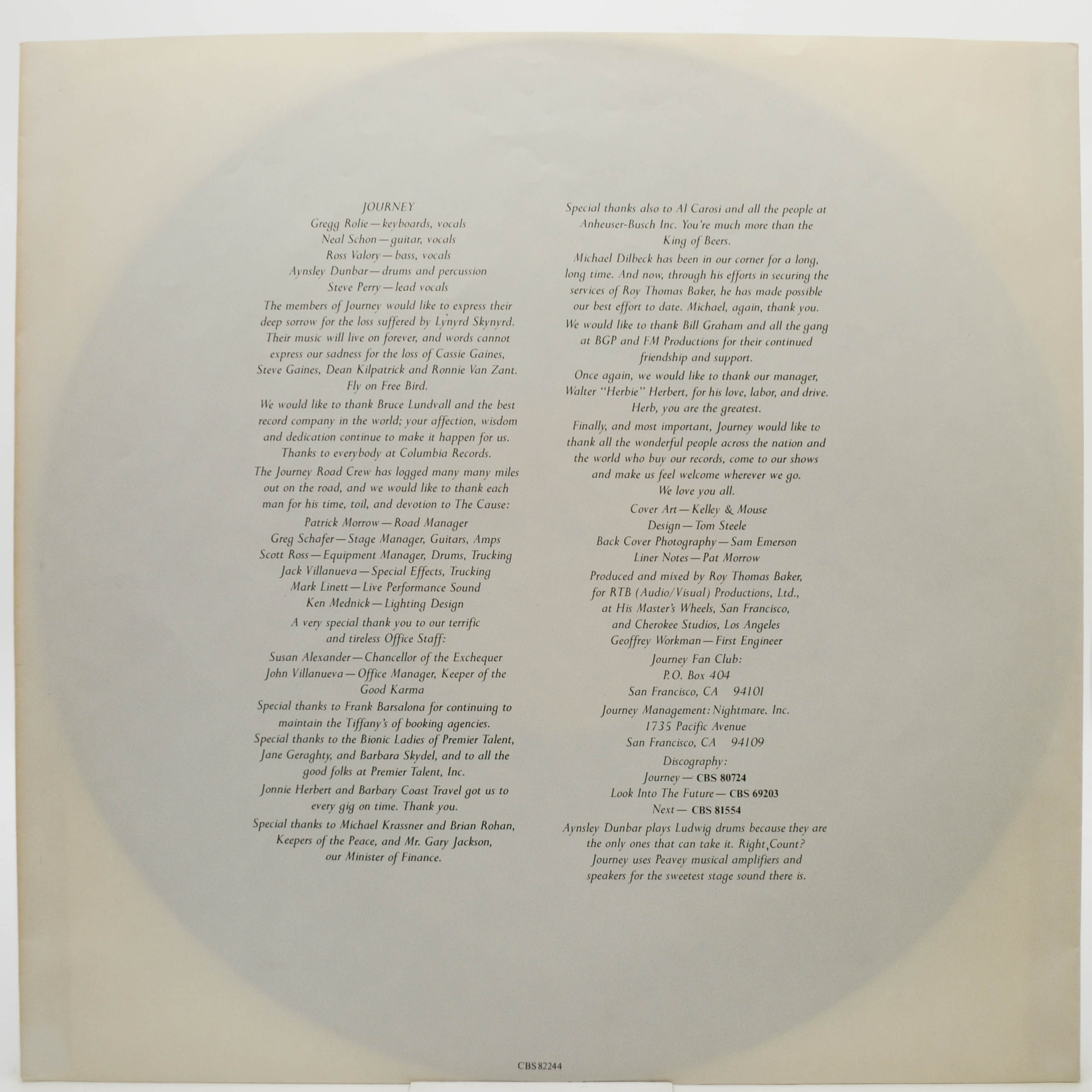 Journey — Infinity, 1978