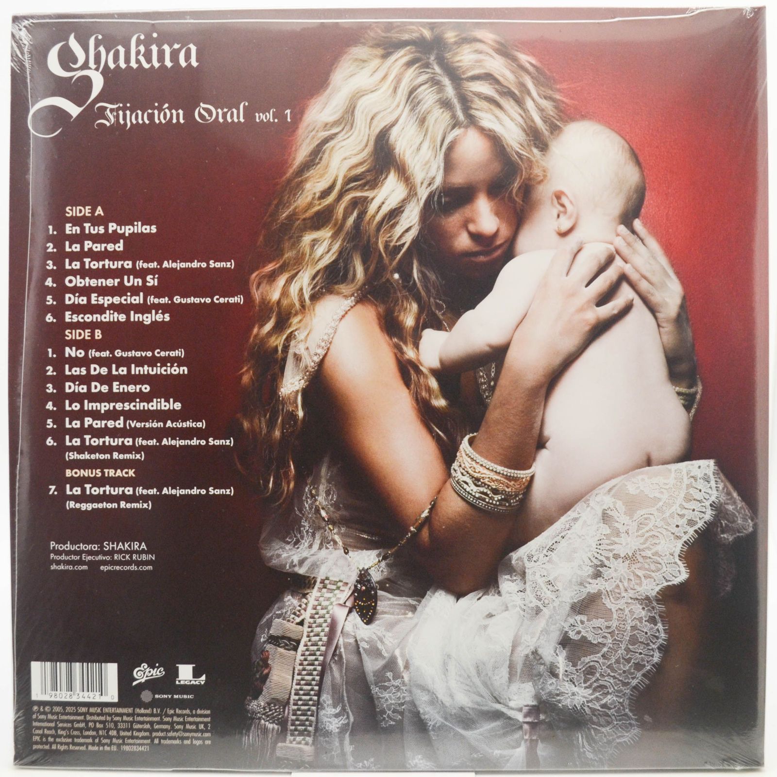 Виниловая пластинка Shakira — Fijación Oral Vol. 1, 2005