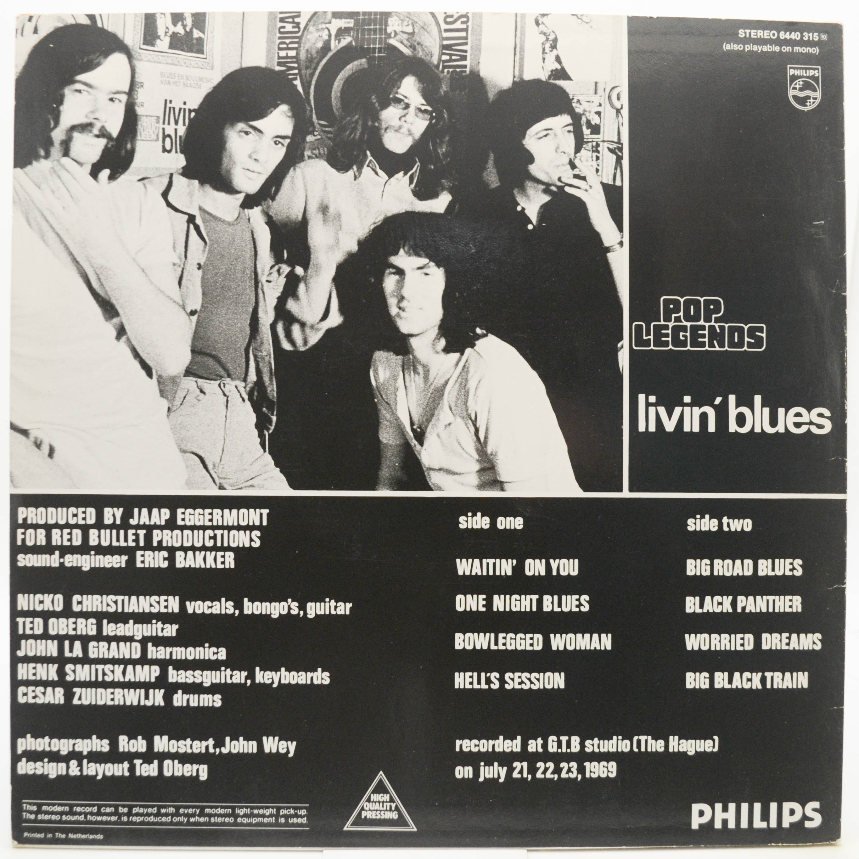 Livin' Blues — Hell's Session (Netherlands), 1969