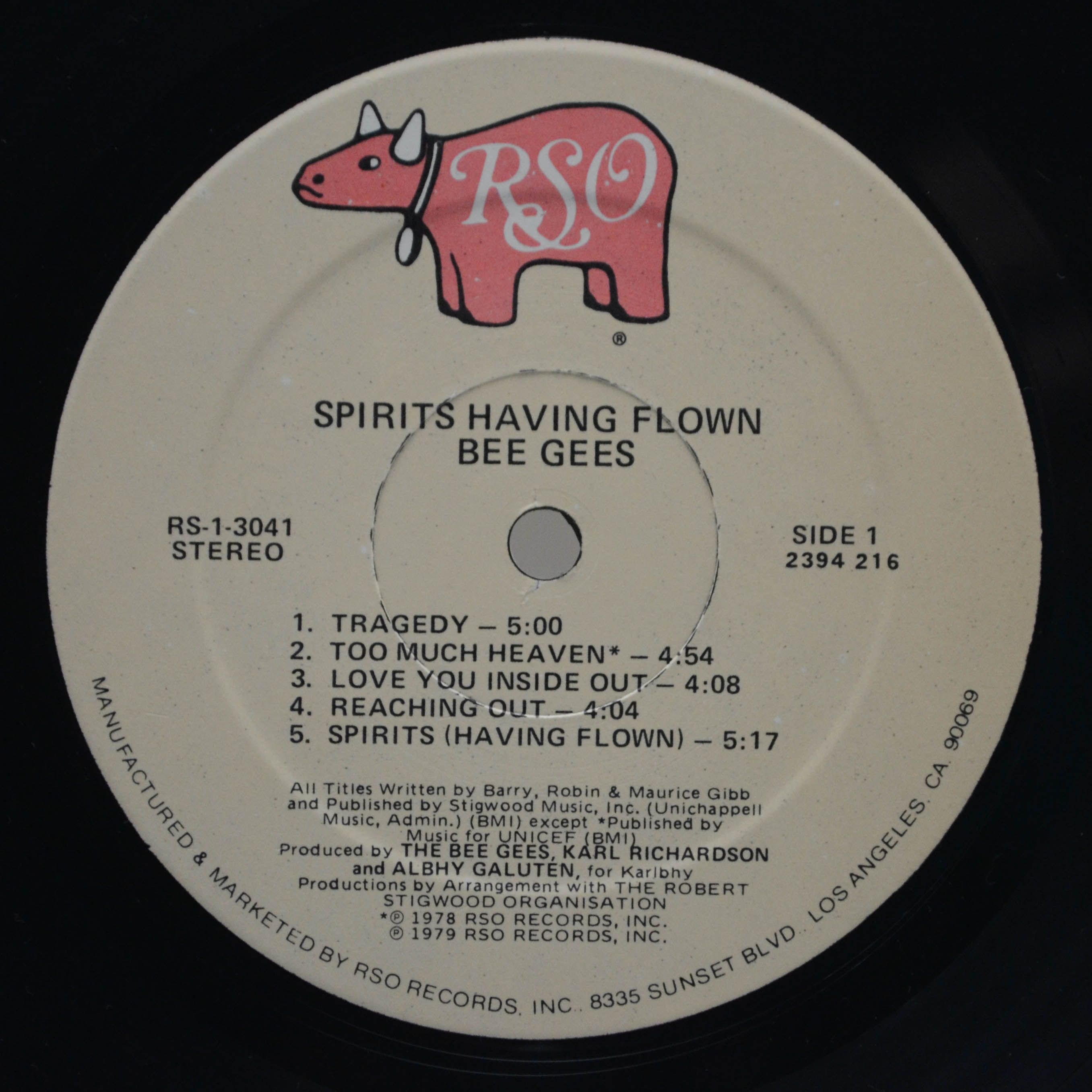 Bee Gees — Spirits Having Flown (USA), 1979