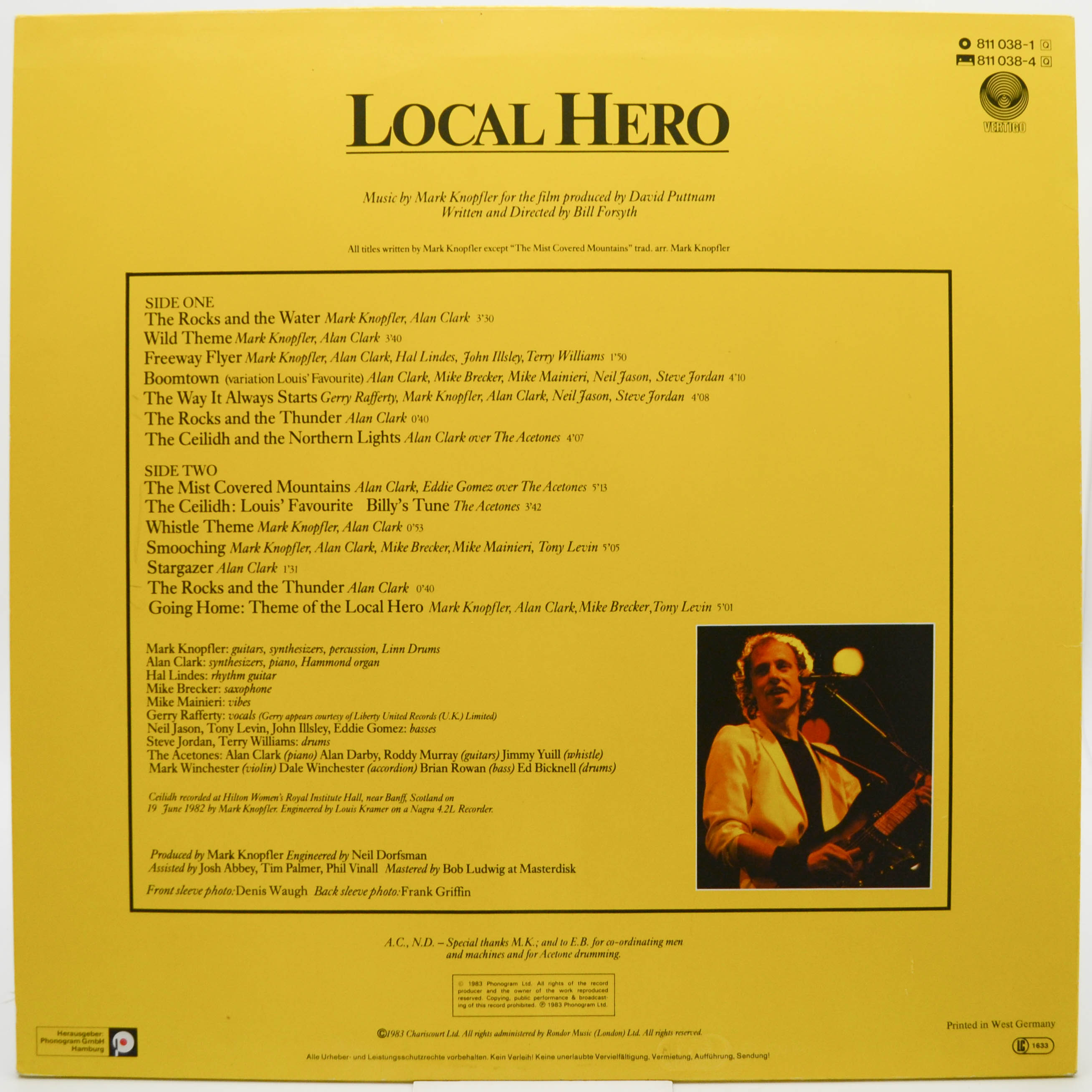 Mark Knopfler — Local Hero, 1983