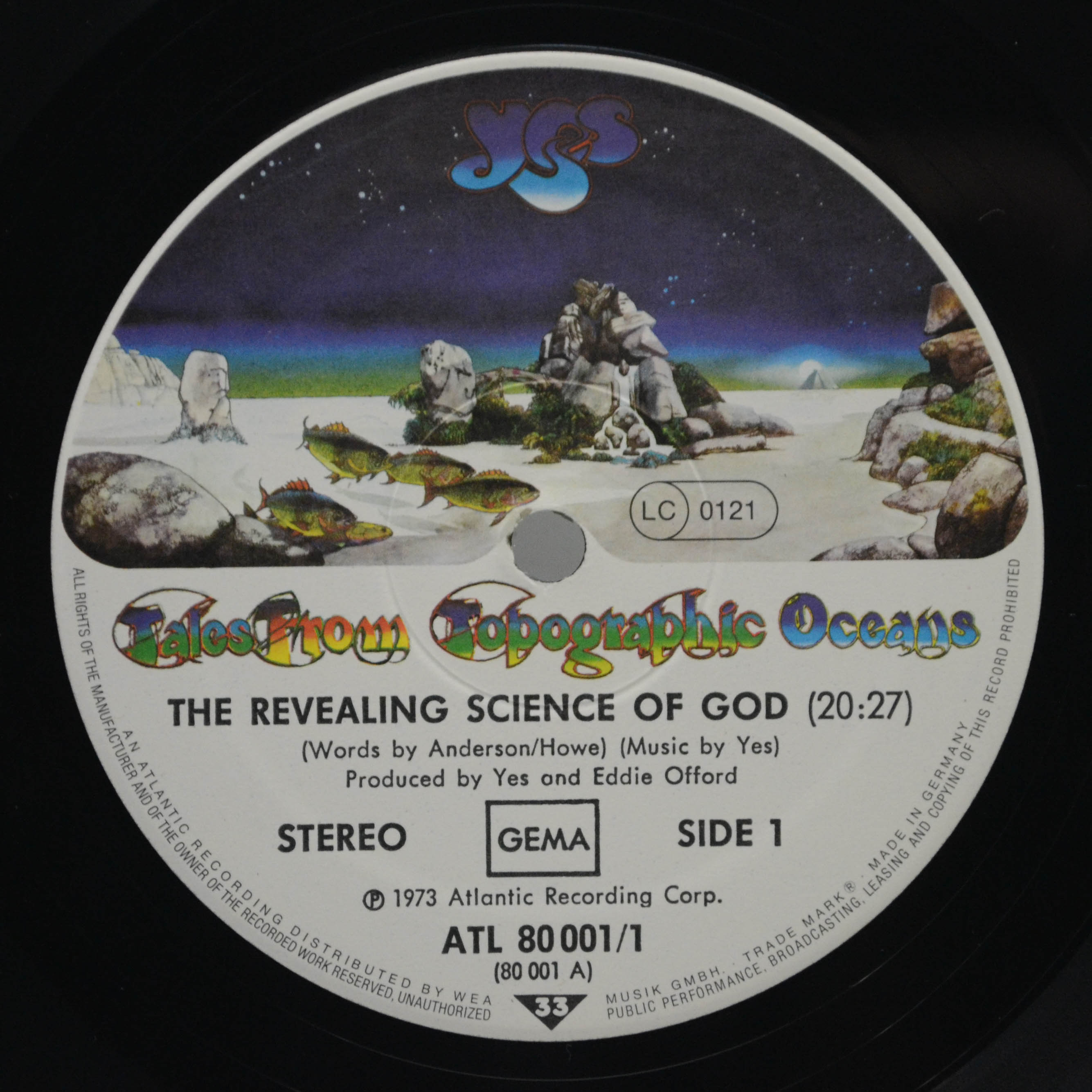 Виниловая пластинка Yes — Tales From Topographic Oceans (2LP), 1973