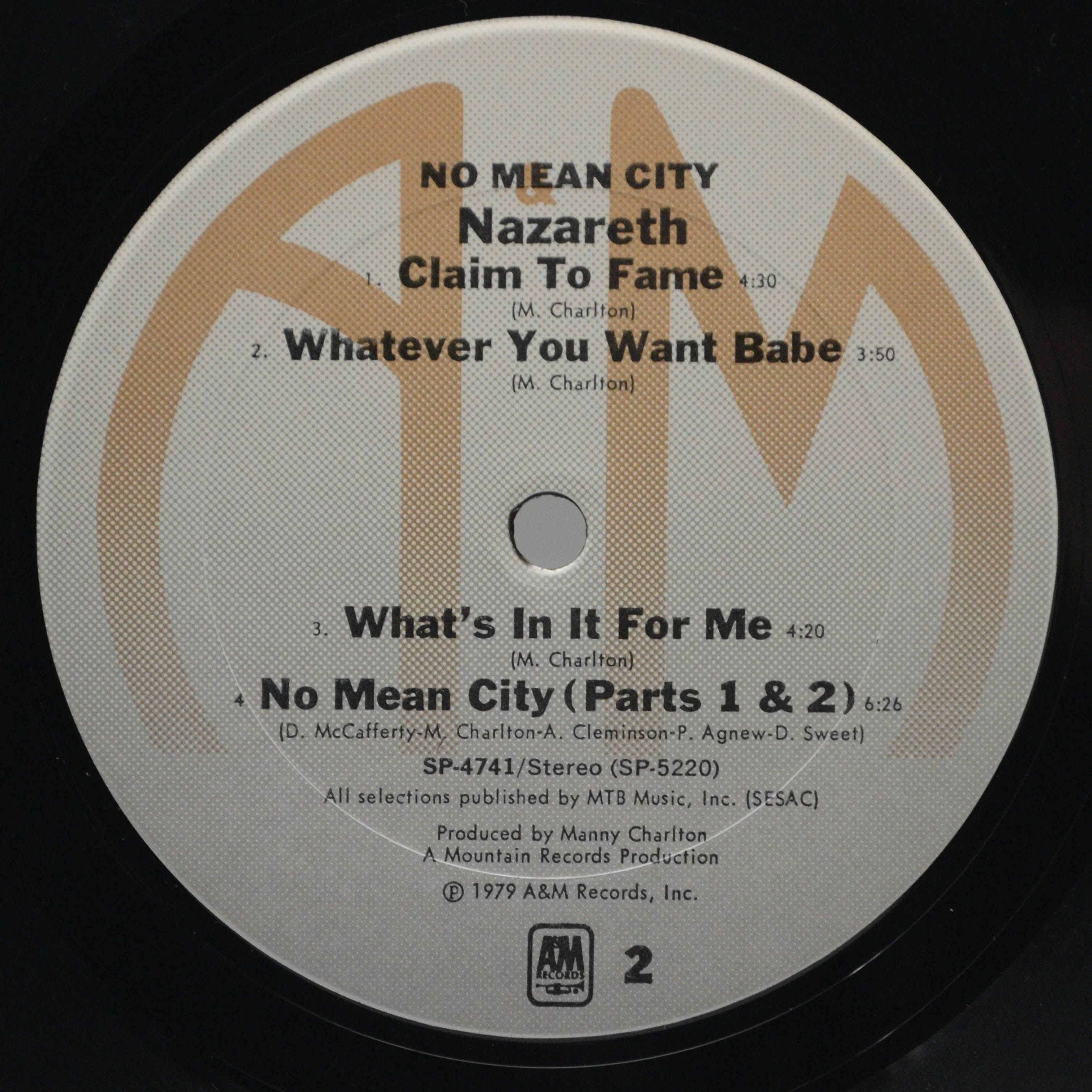 Nazareth — No Mean City (USA), 1979