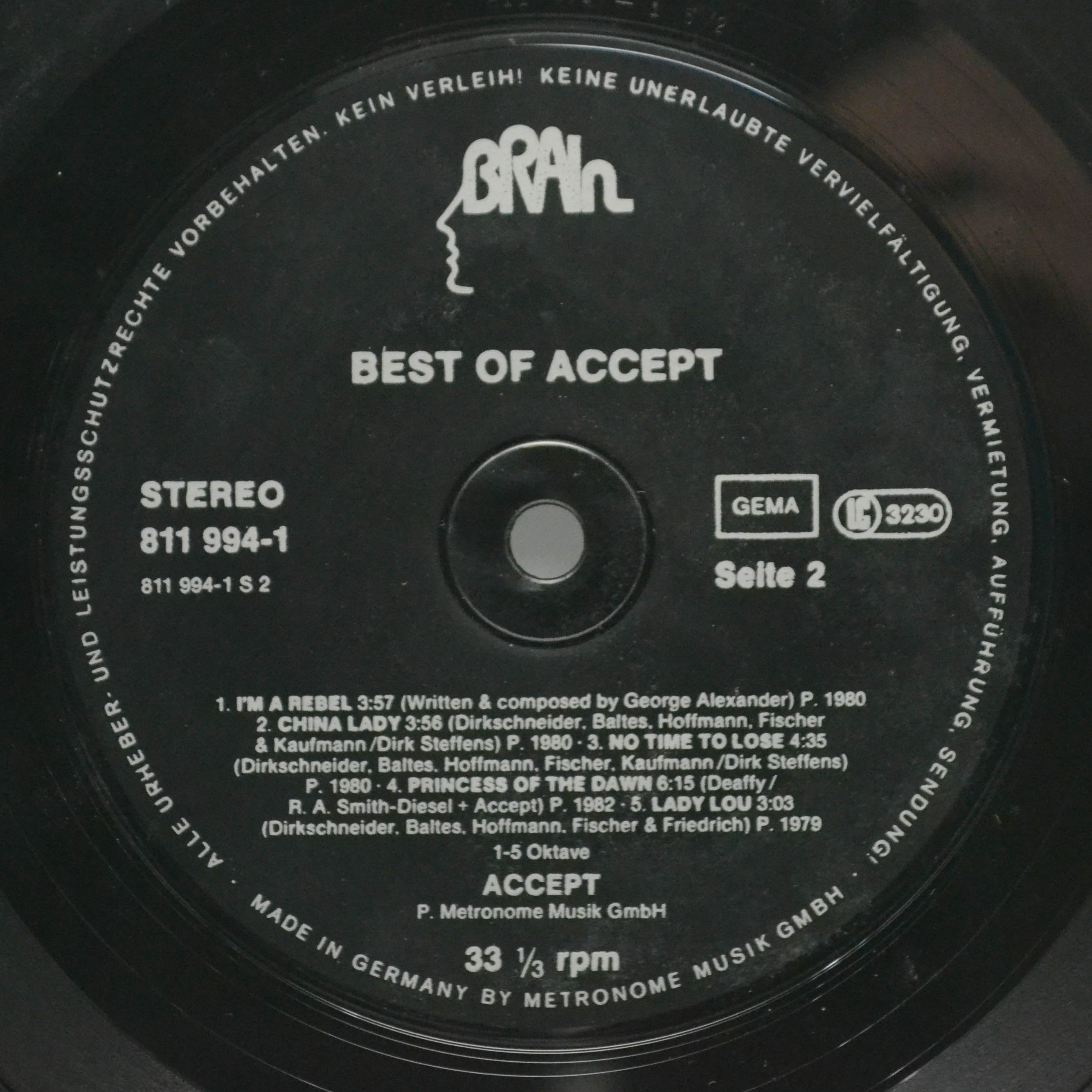 Accept — Best Of Accept, 1983