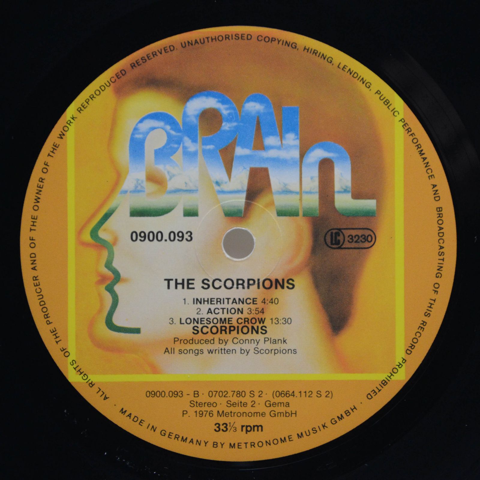 Виниловая пластинка Scorpions — The Scorpions, 1972