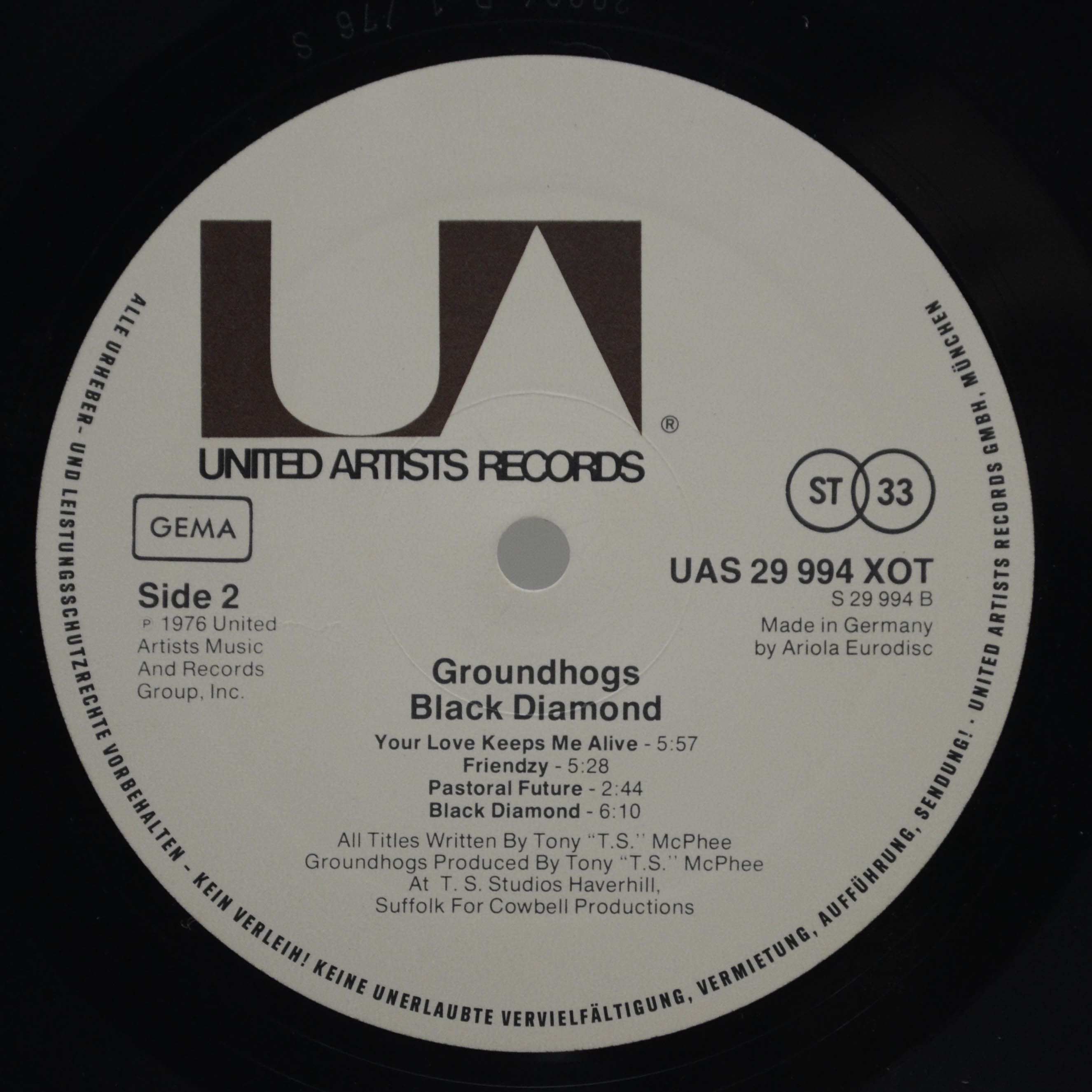 Groundhogs — Black Diamond, 1976