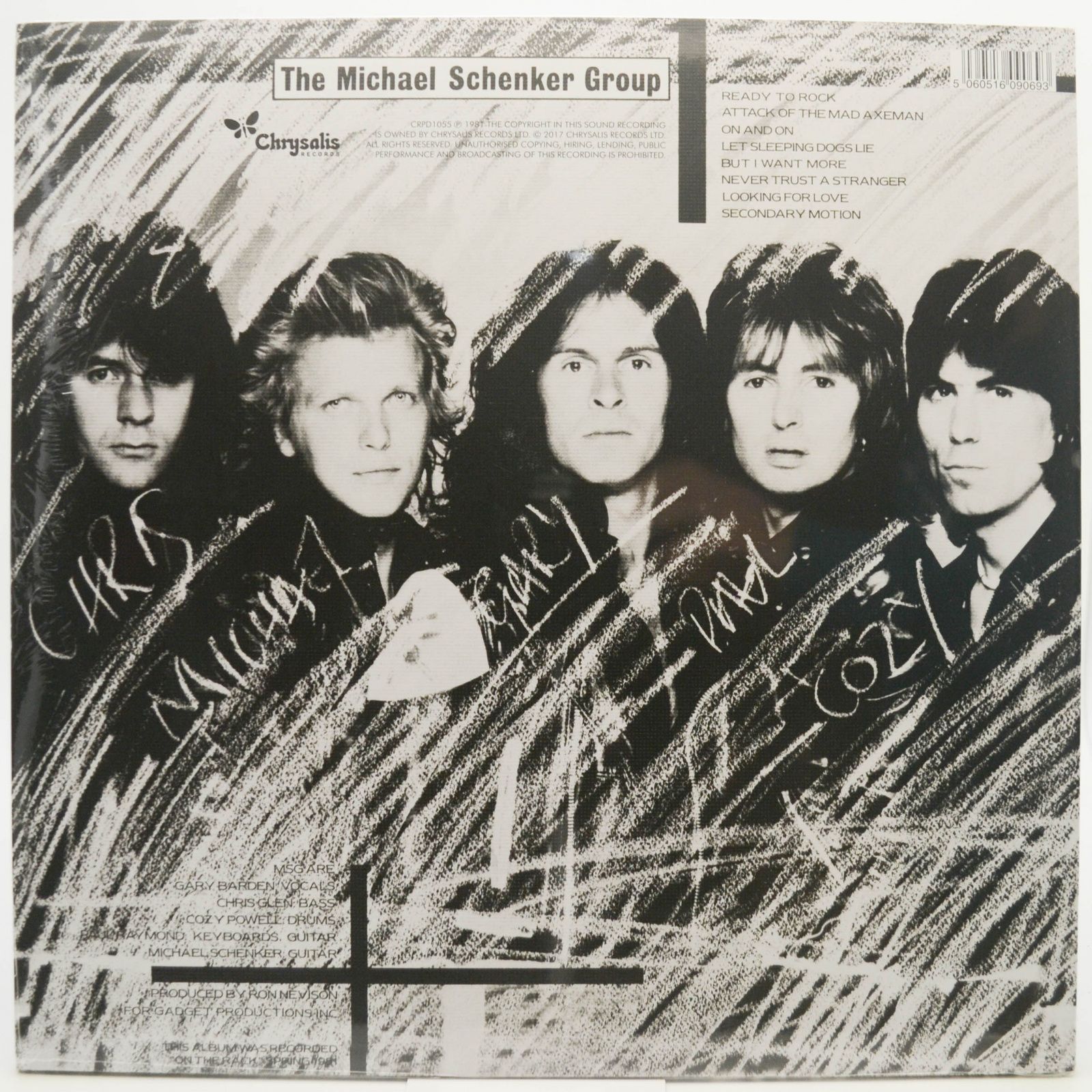 Виниловая пластинка Michael Schenker Group — MSG (UK), 1981