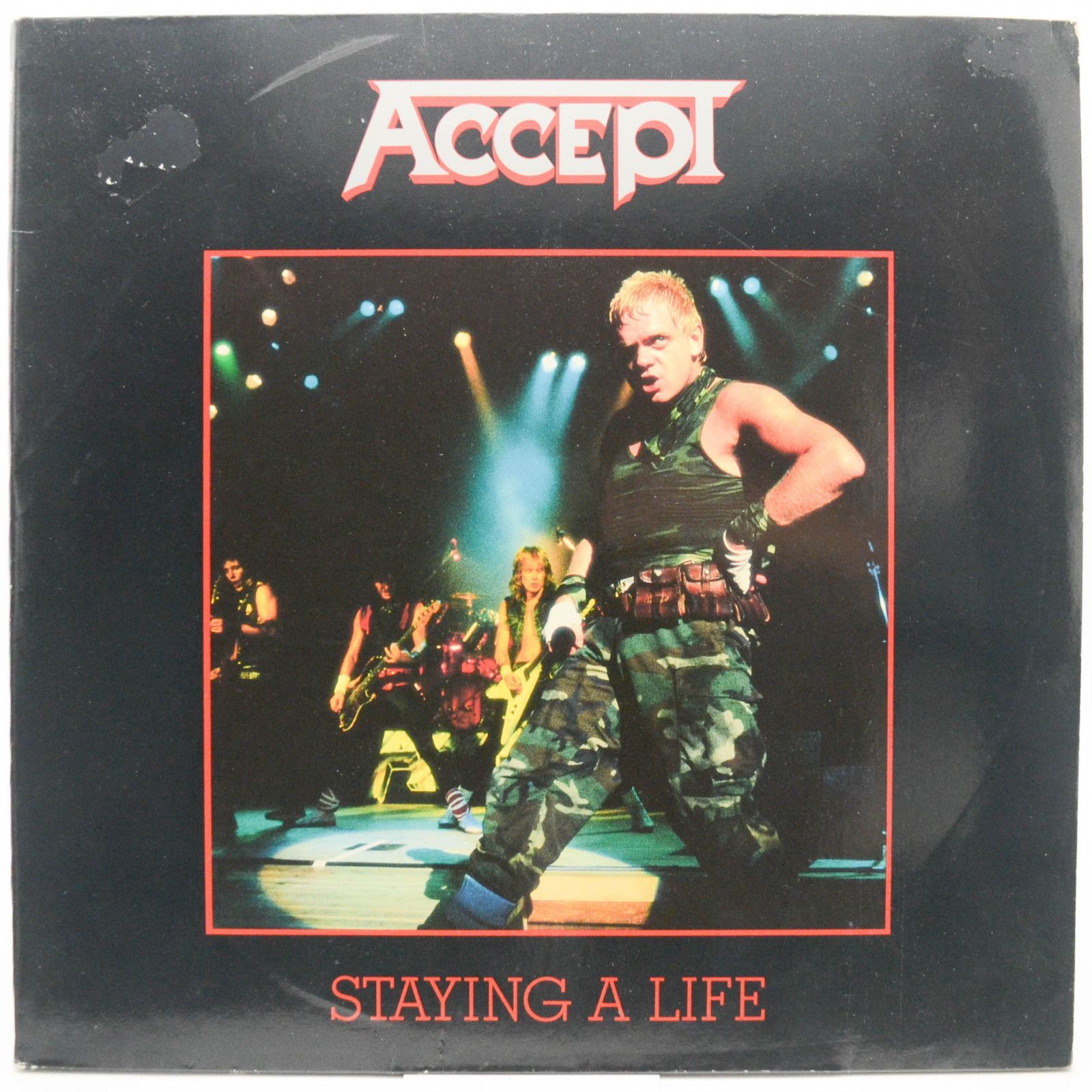 Accept — Staying A Life (2LP, 1-st, Germany), 1990