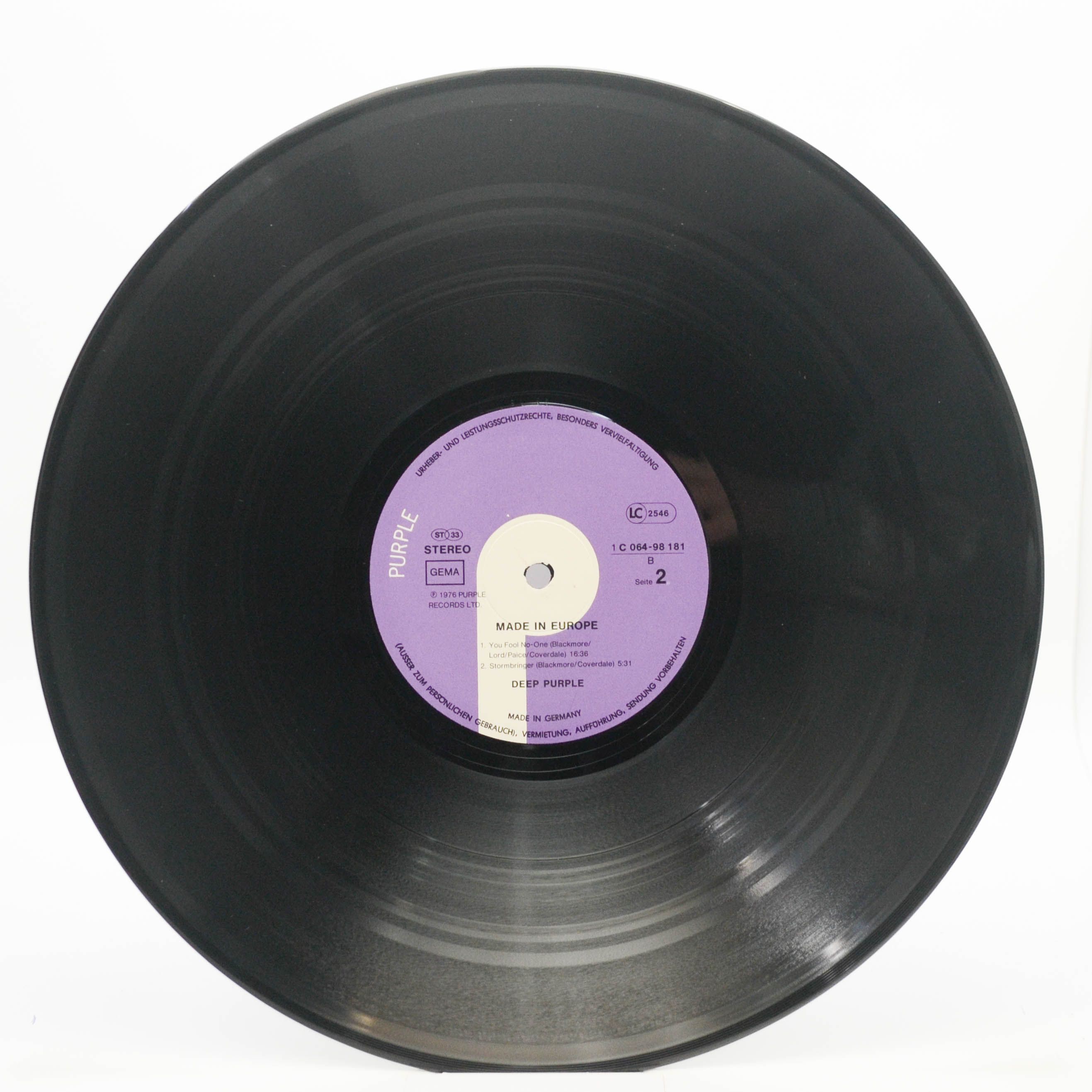 Deep Purple — Made In Europe, 1976