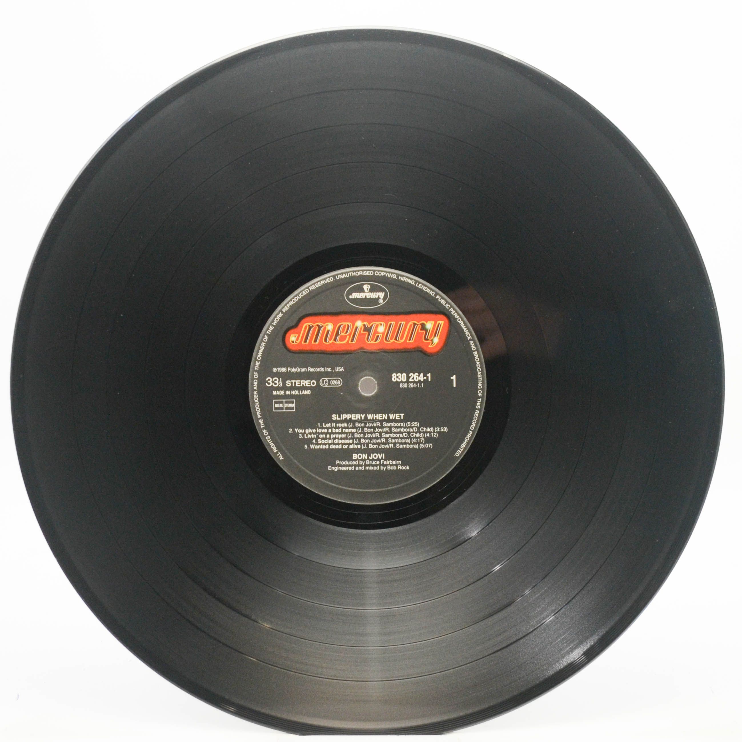 Bon Jovi — Slippery When Wet, 1986