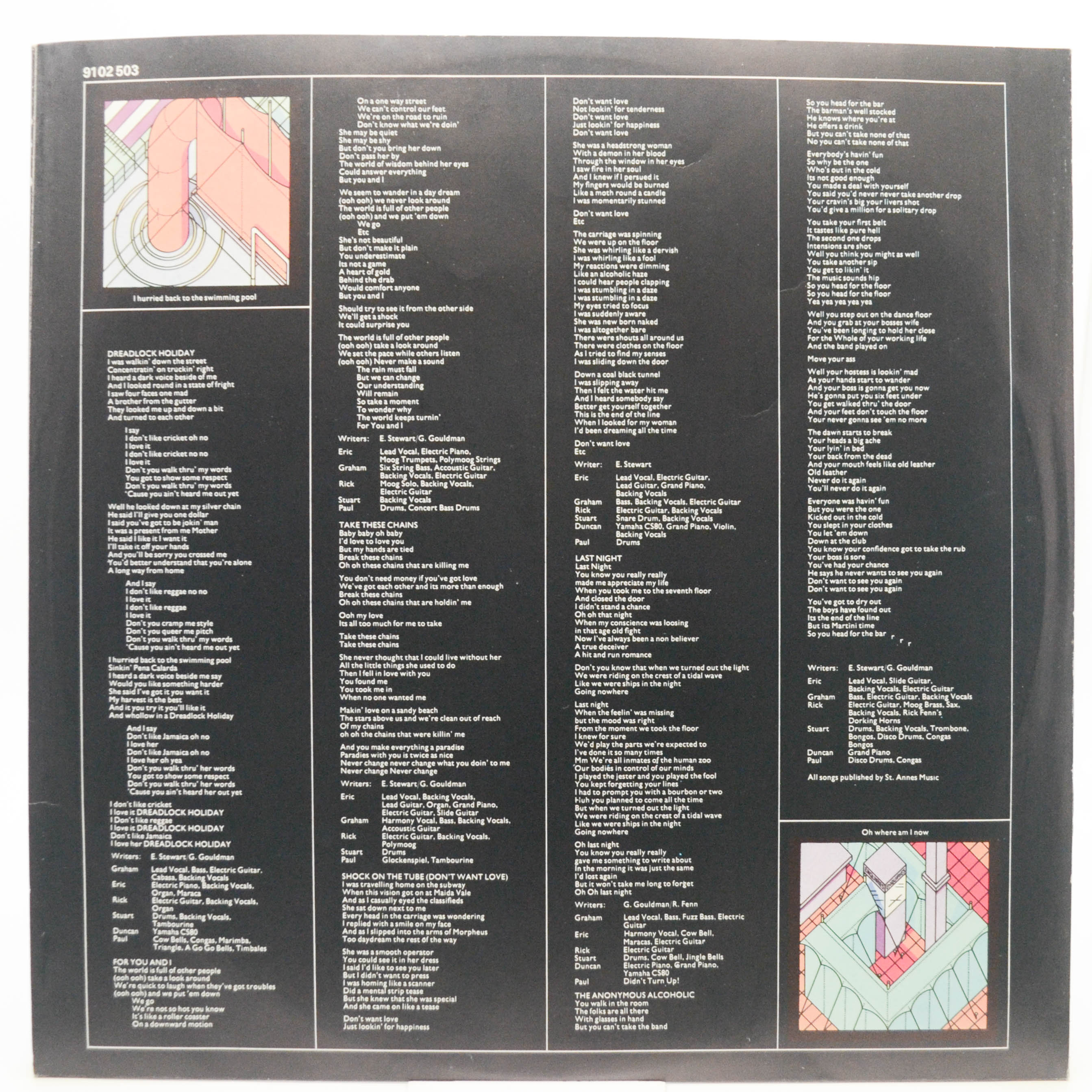Виниловая пластинка 10cc — Bloody Tourists, 1978
