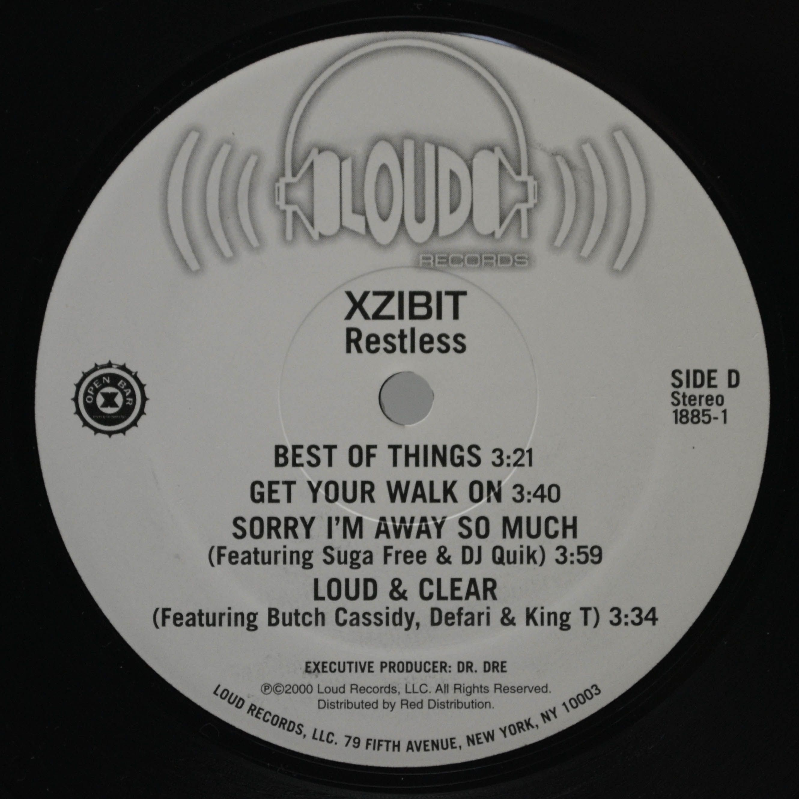 Xzibit — Restless (2LP, 1-st, USA), 2000