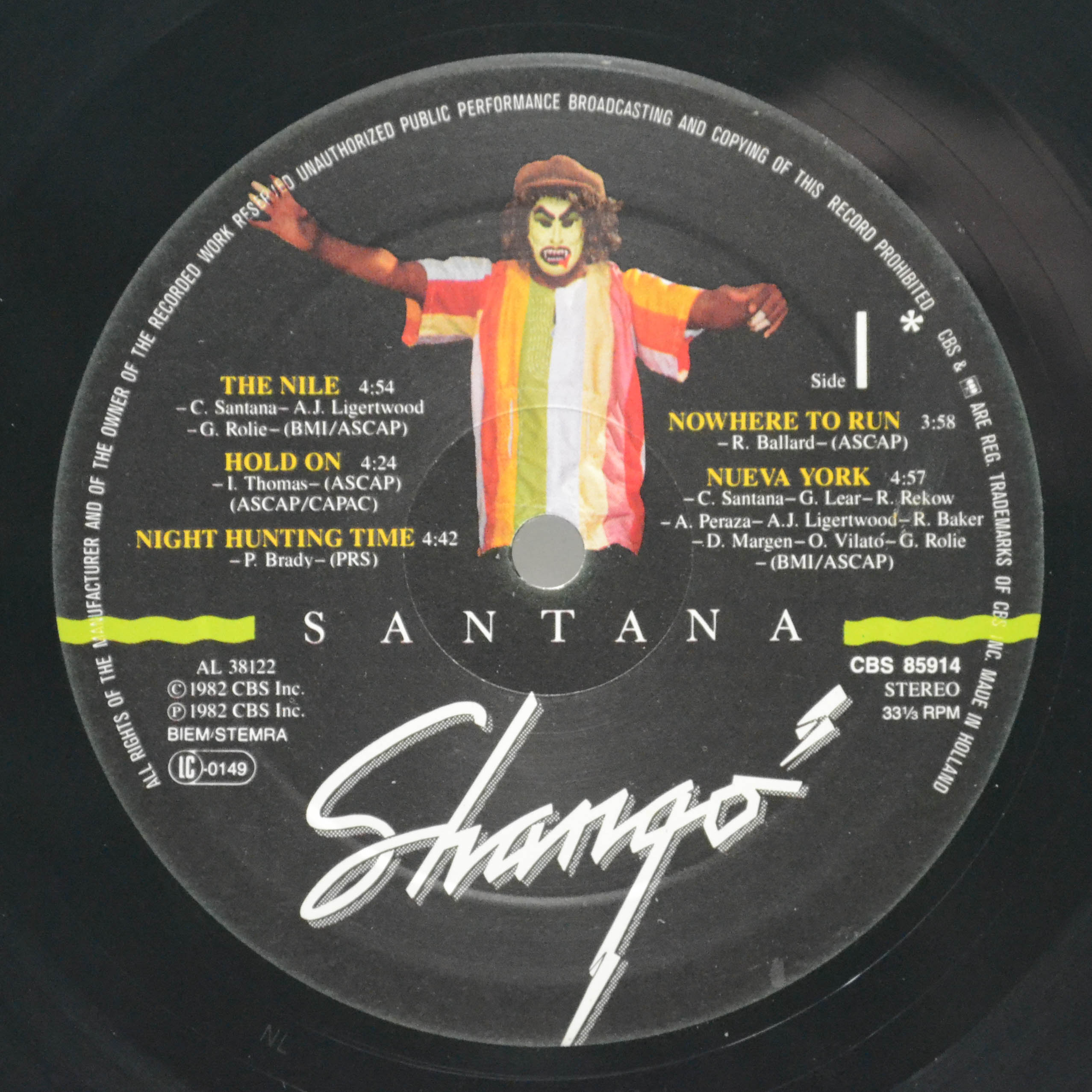 Santana — Shango, 1982