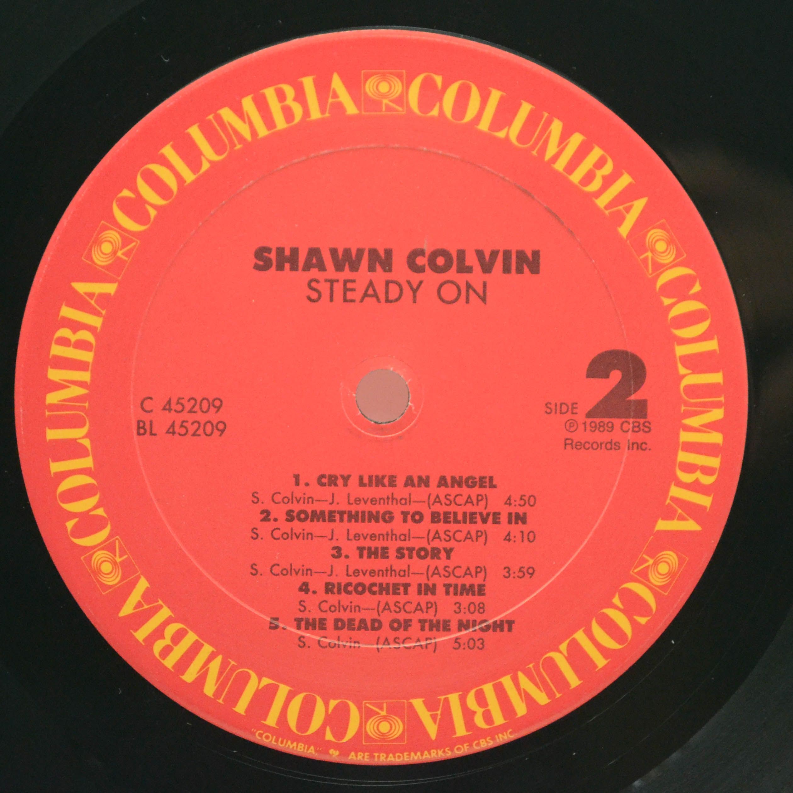 Виниловая пластинка Shawn Colvin — Steady On (1-st, USA), 1989
