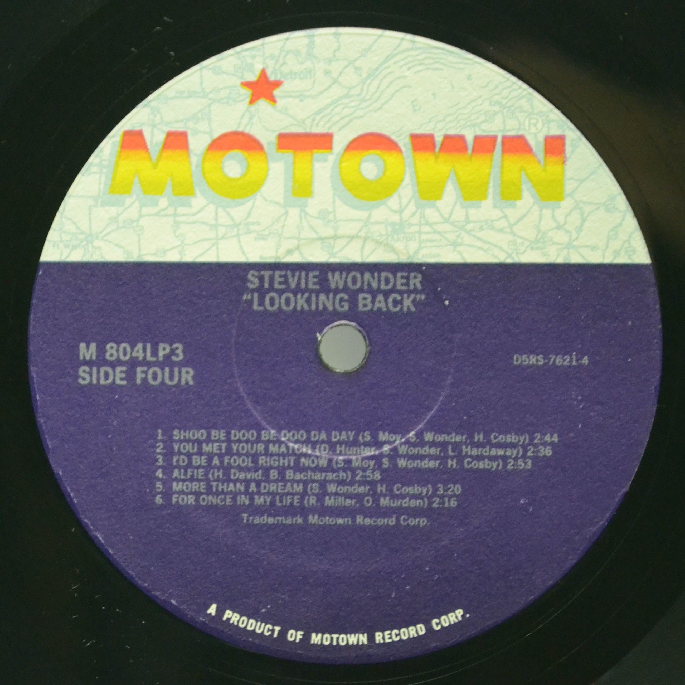 Виниловая пластинка Stevie Wonder — Looking Back (3LP, USA), 1974