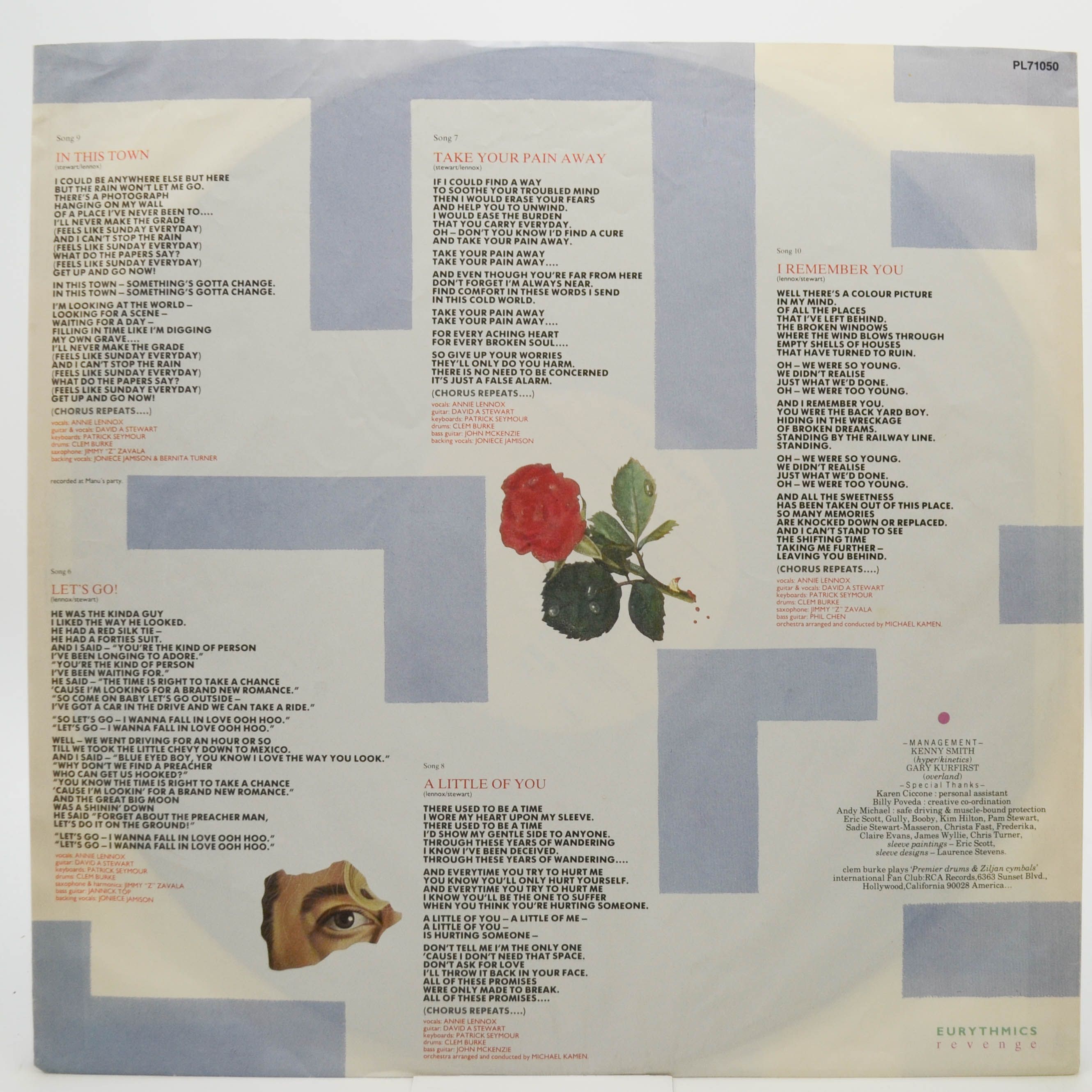 Eurythmics — Revenge, 1986