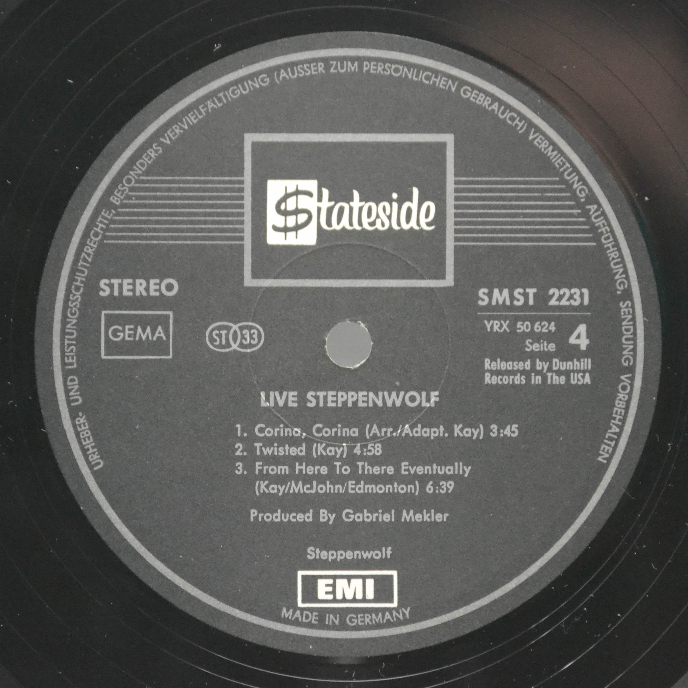 Виниловая пластинка Steppenwolf — Live (2LP), 1970