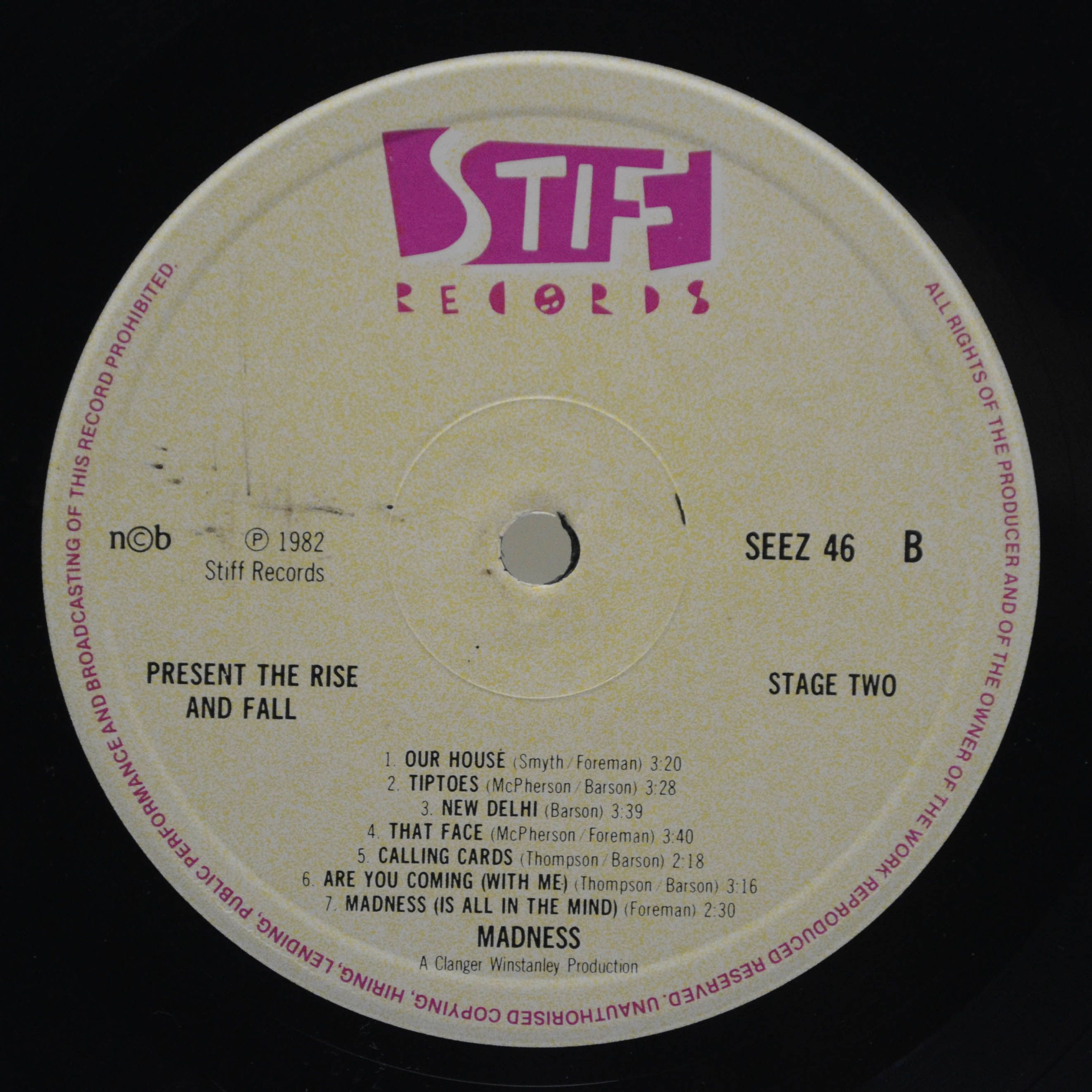 Madness — Presents The Rise & Fall, 1982