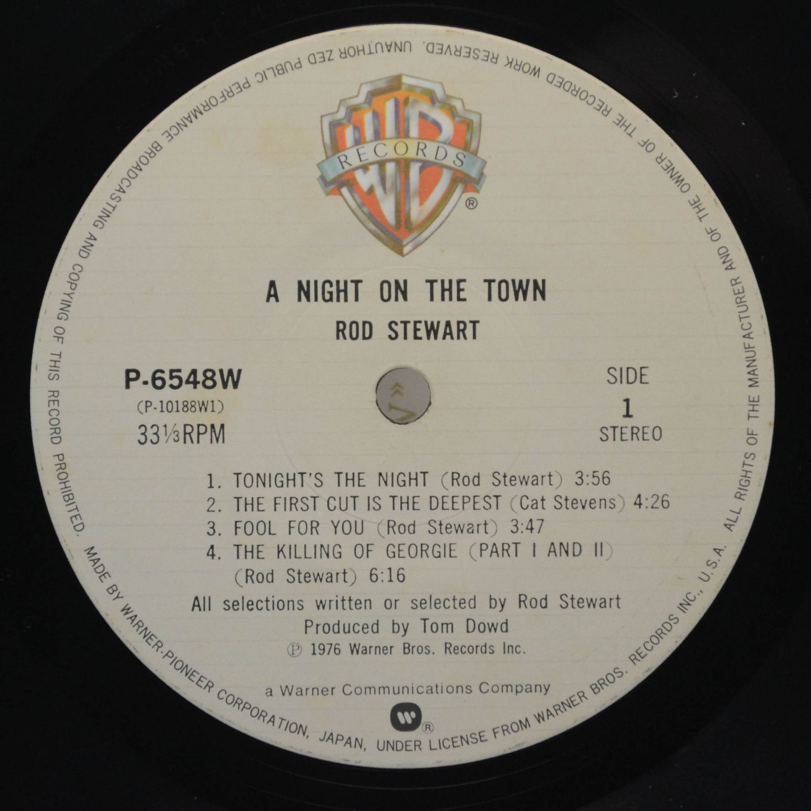 Rod Stewart — A Night On The Town, 1976