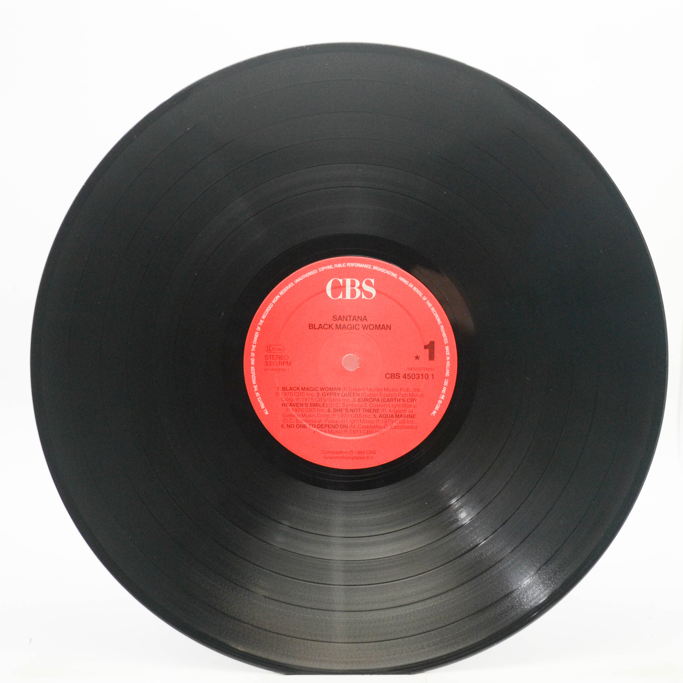 Santana — Black Magic Woman (2LP), 1986