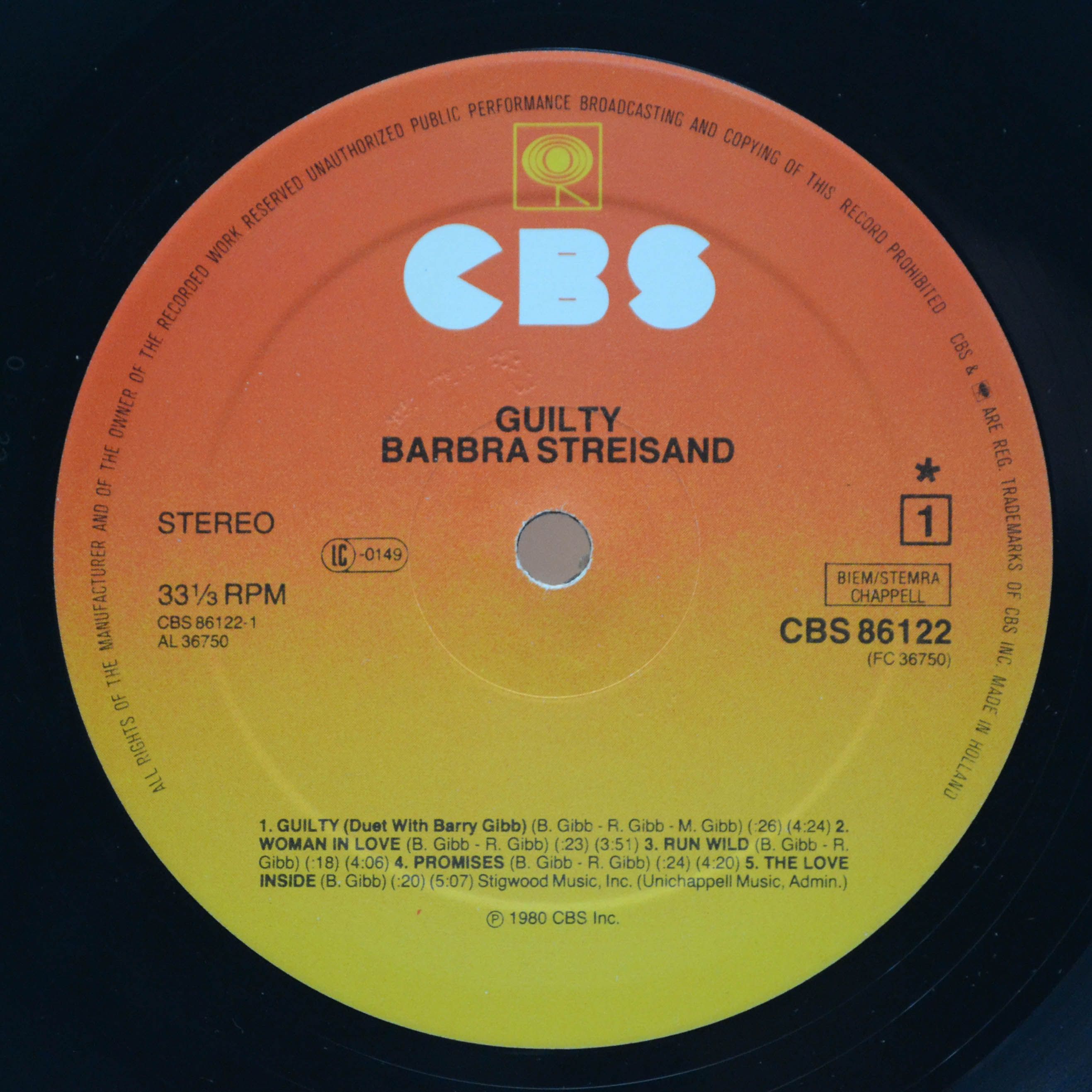 Streisand — Guilty, 1980