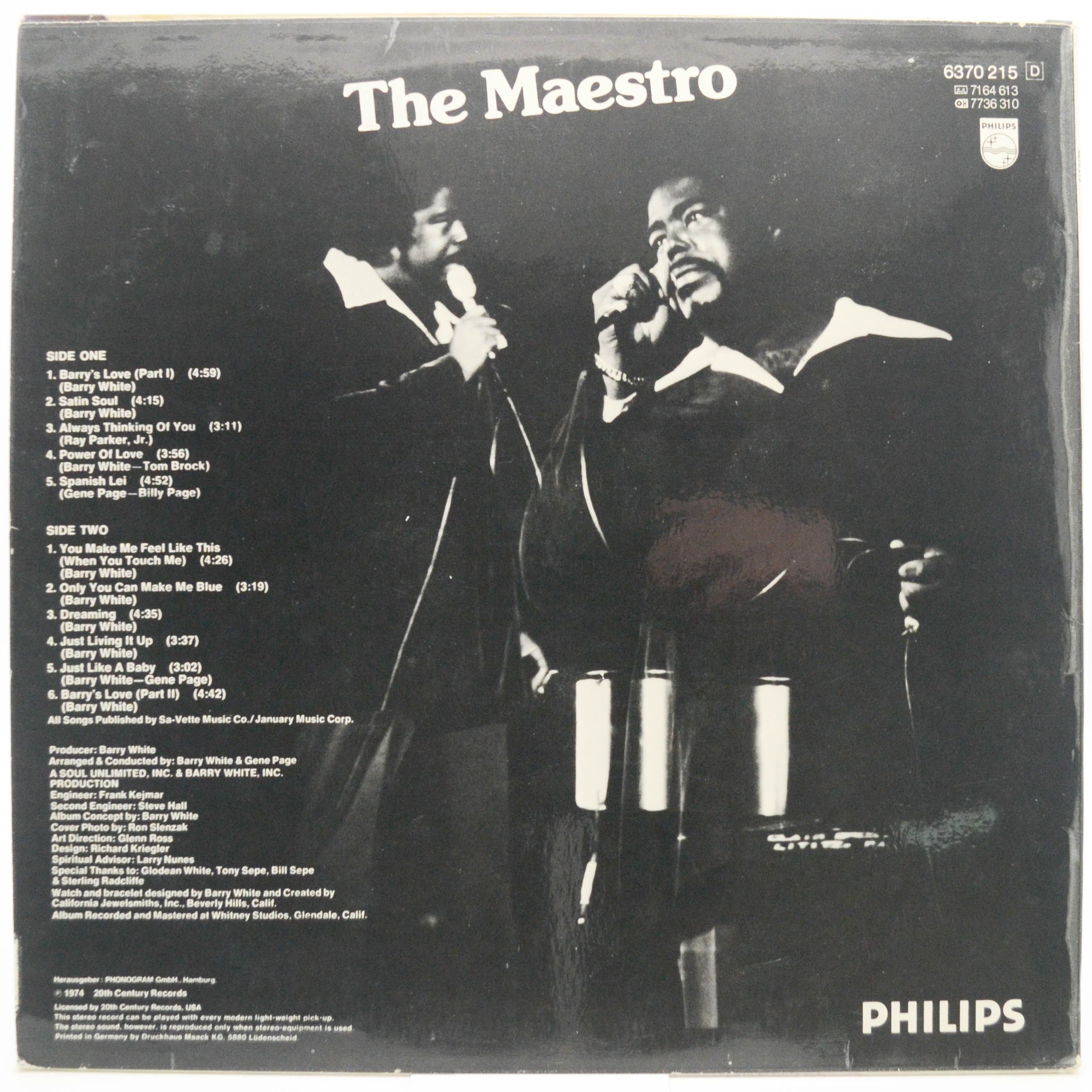 Love Unlimited Orchestra — White Gold, 1974