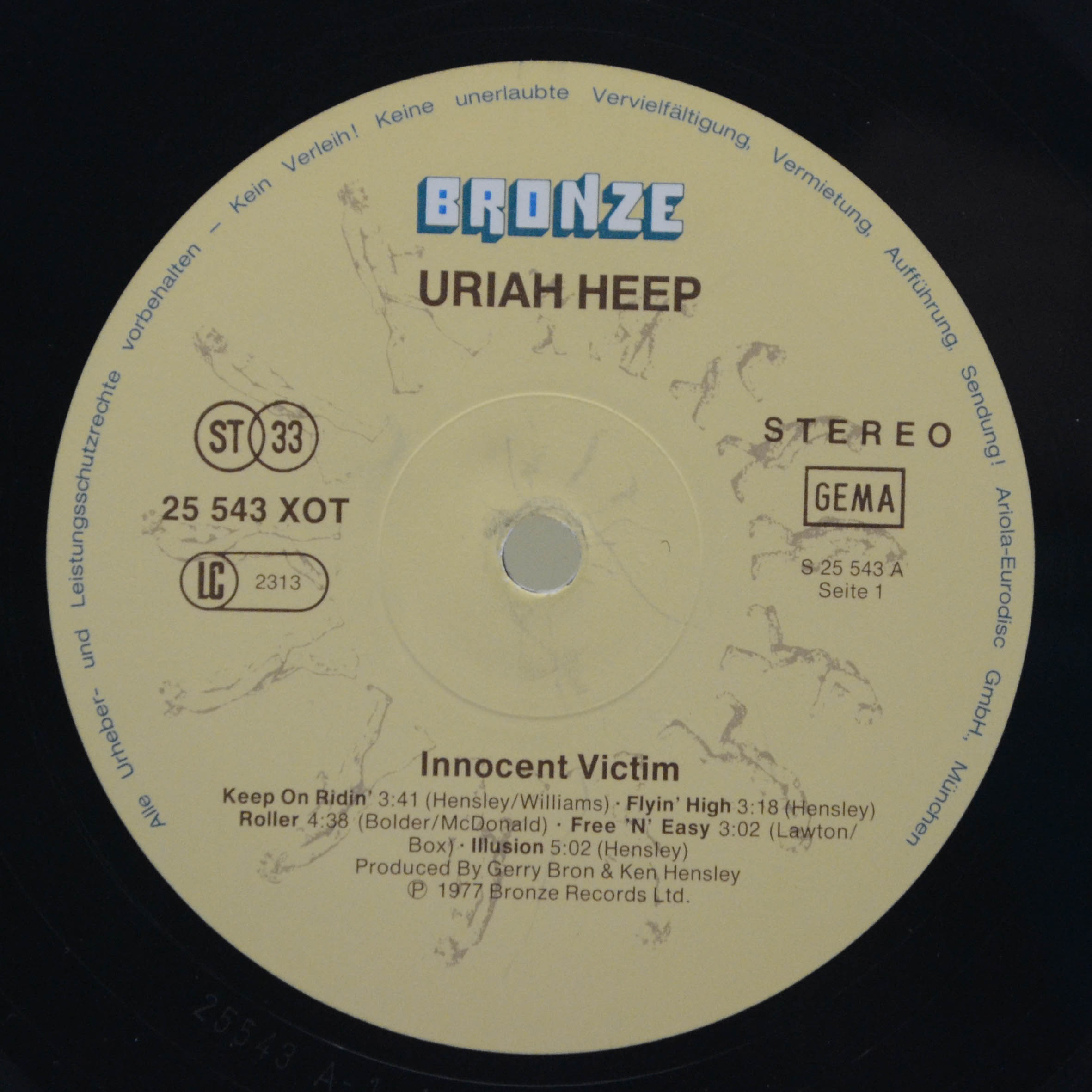 Виниловая пластинка Uriah Heep — Innocent Victim, 1977