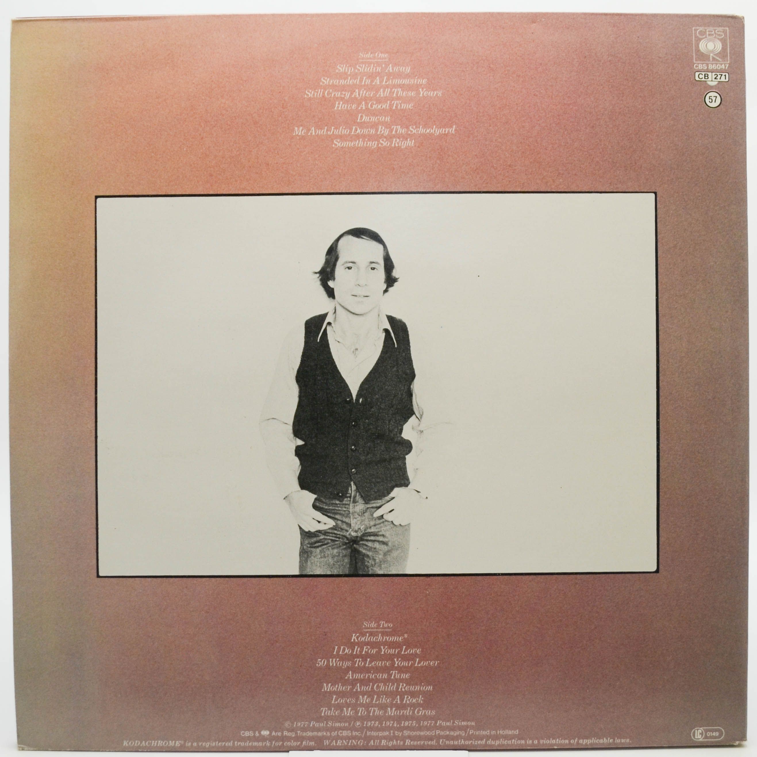 Виниловая пластинка Paul Simon — Greatest Hits, Etc., 1977