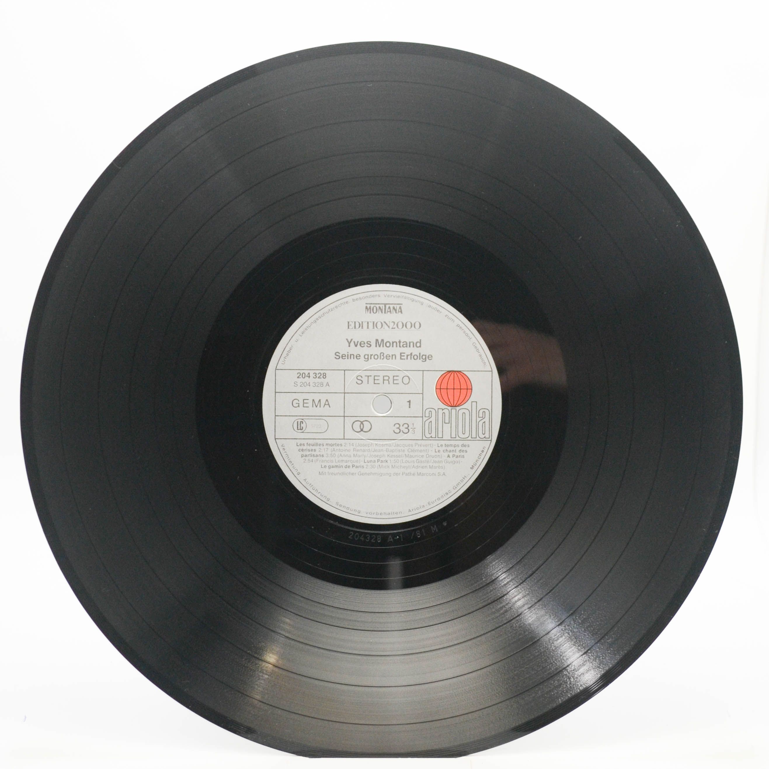 Yves Montand — Seine Grossen Erfolge, 1978