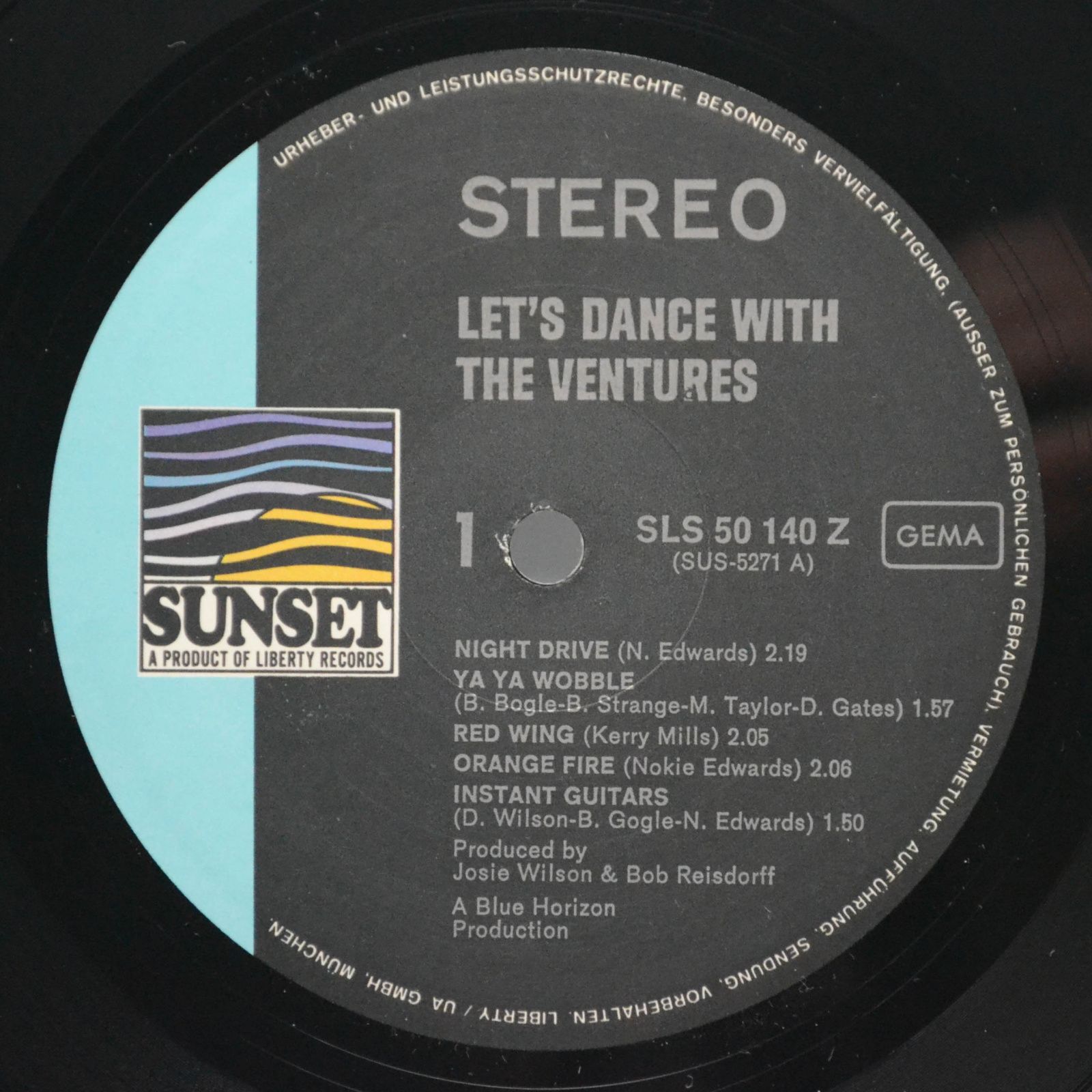 Виниловая пластинка Ventures — Let's Dance With The Ventures, 1969