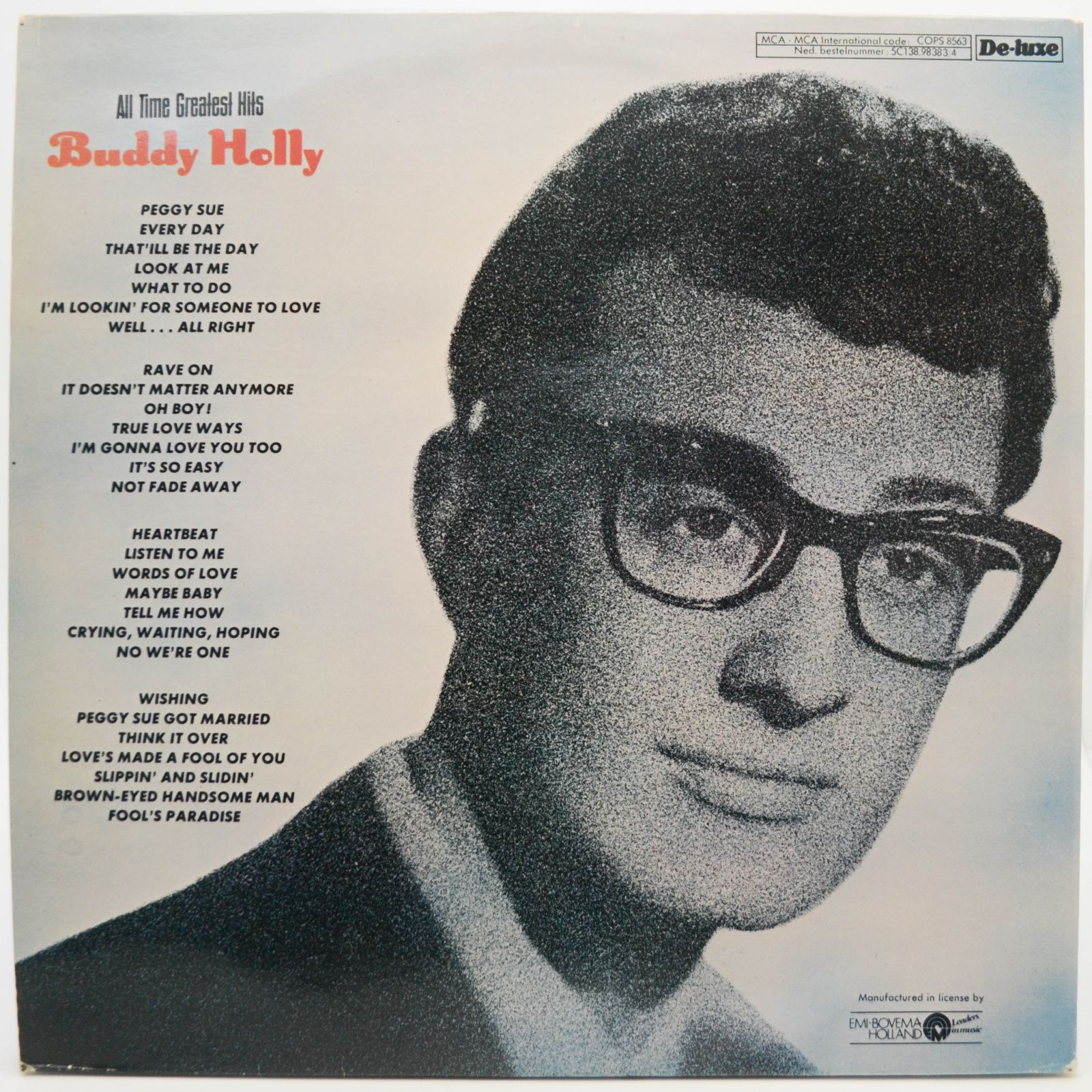 Виниловая пластинка Buddy Holly — All Time Greatest Hits (2LP), 1976