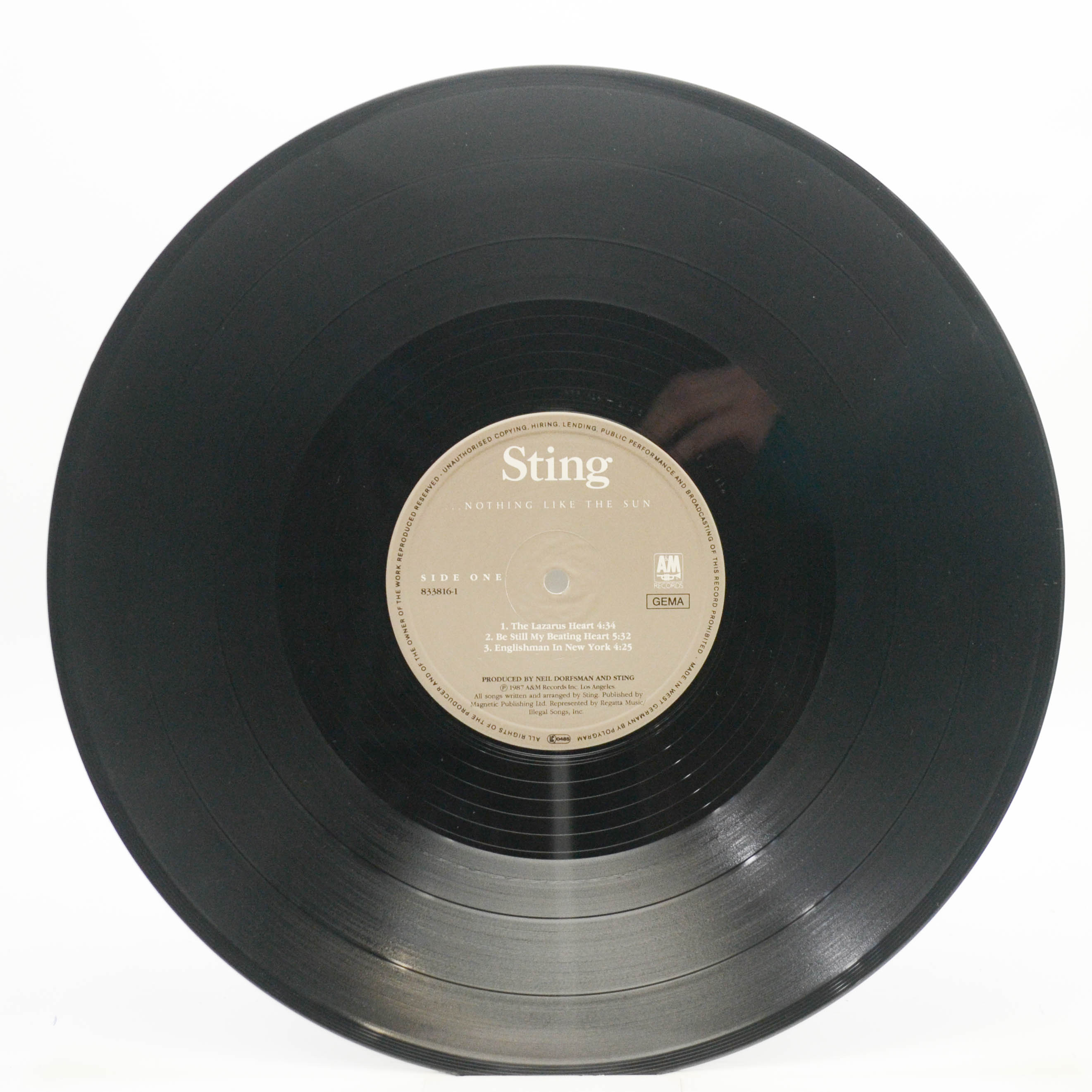 Sting — ...Nothing Like The Sun (2LP), 1987