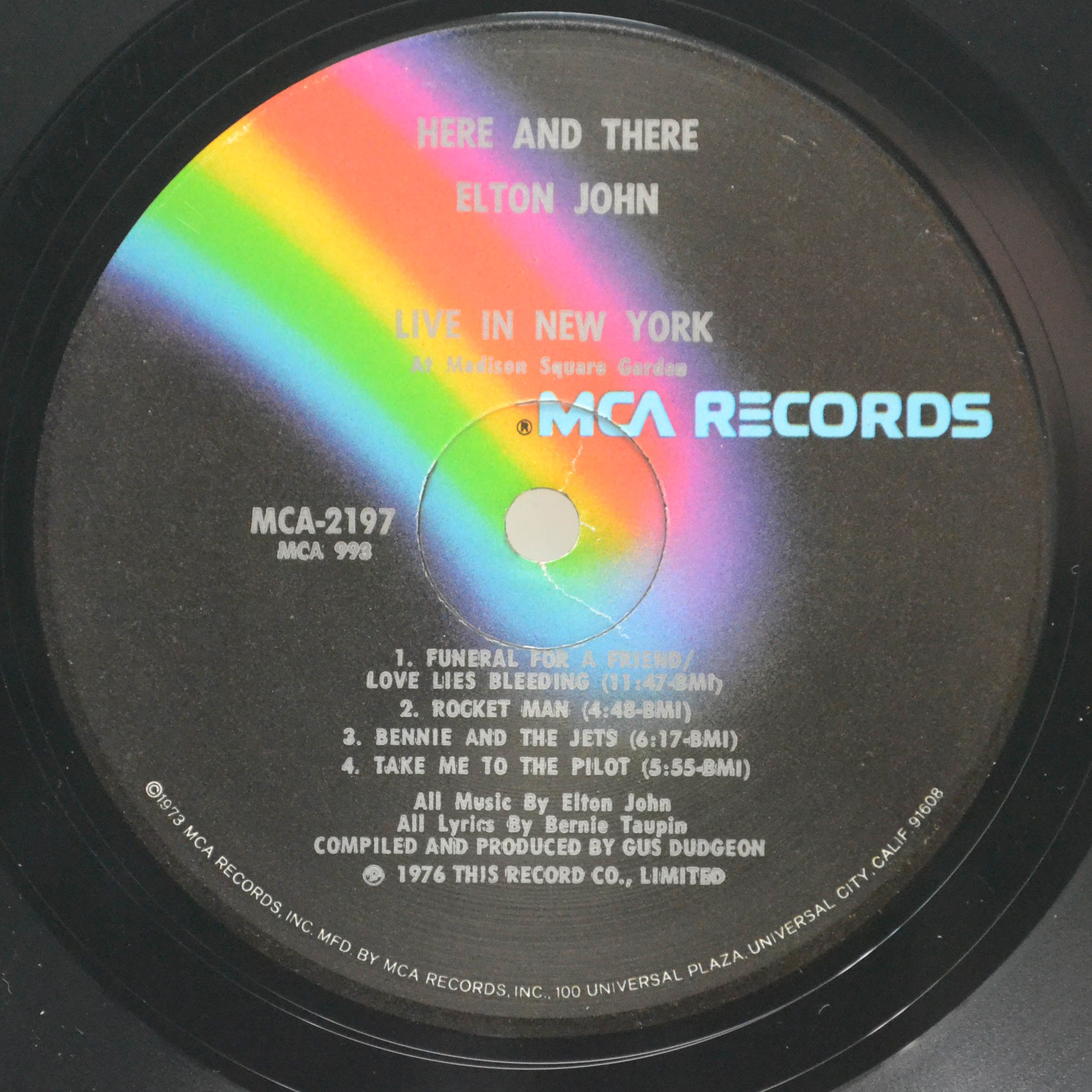 Elton John — Here And There (USA), 1976