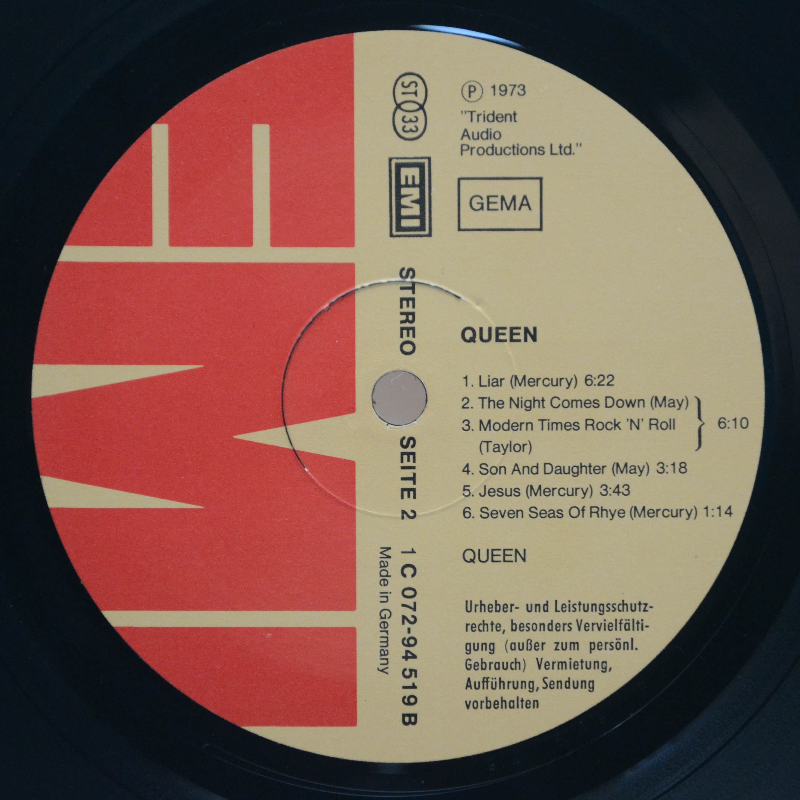 Queen — Queen, 1973