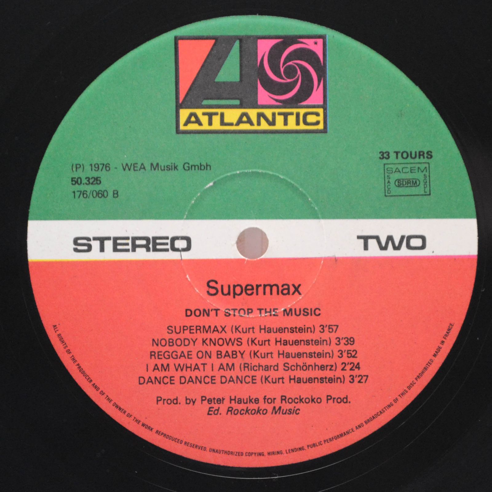 Supermax — Don't Stop The Music, 1977