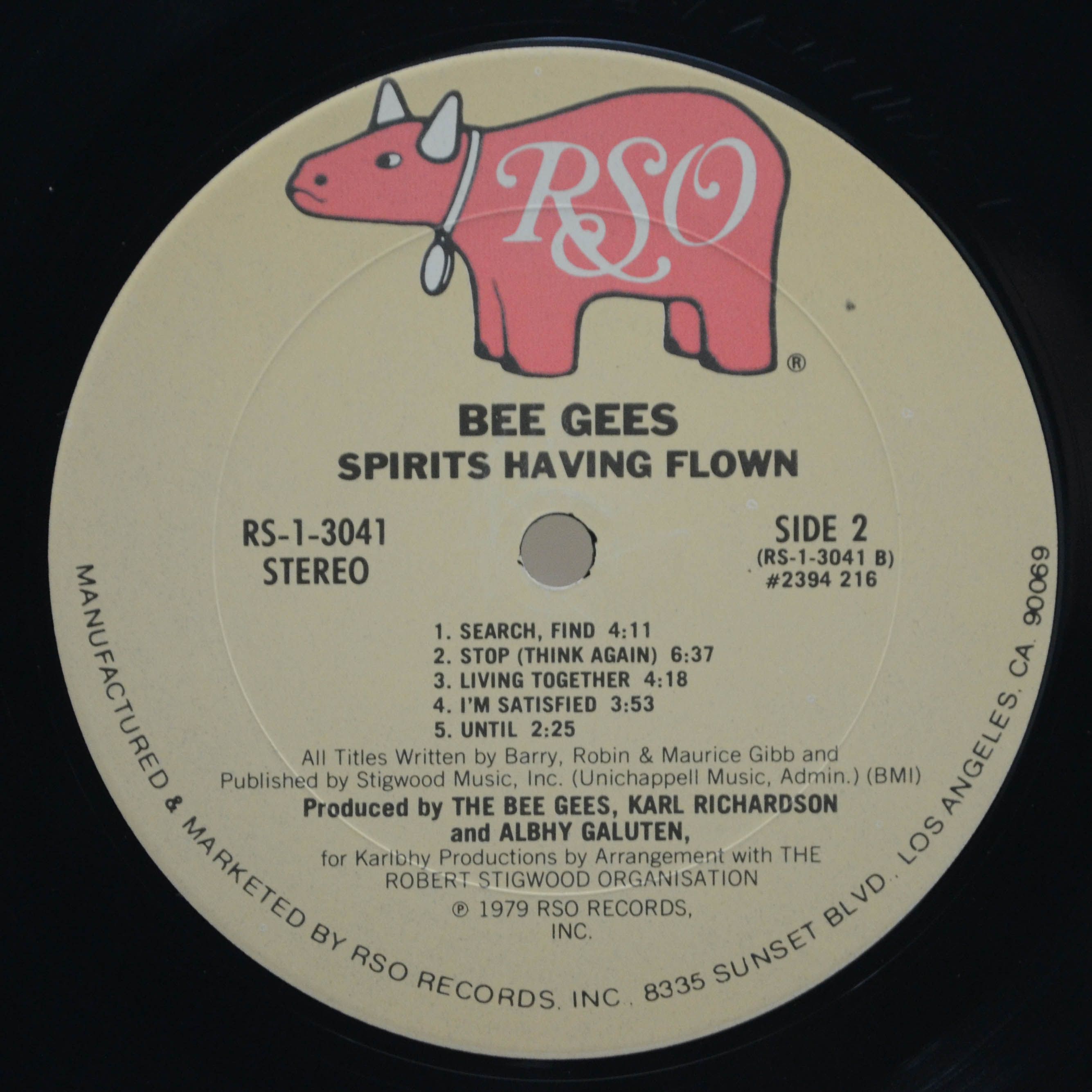 Bee Gees — Spirits Having Flown (USA), 1979