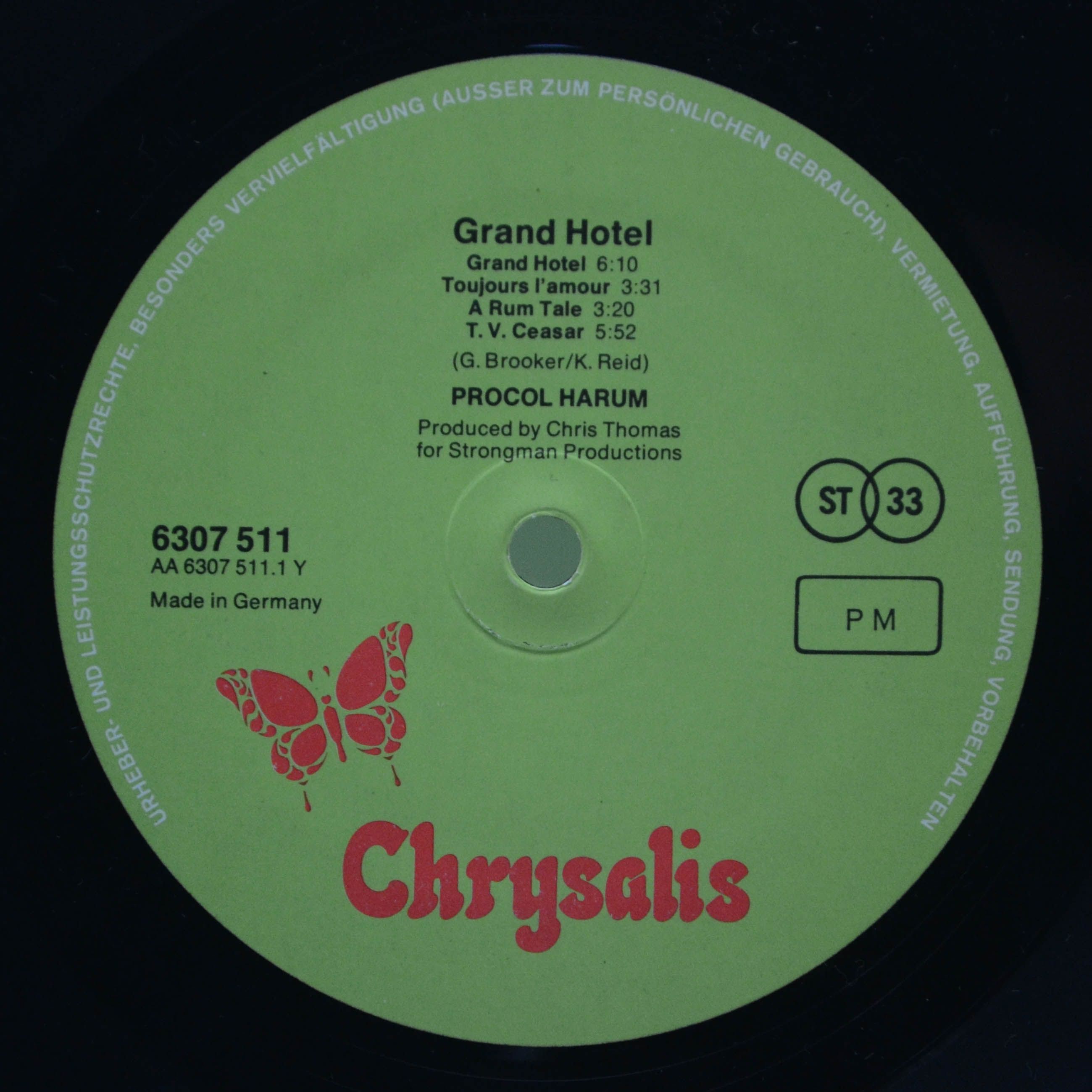 Procol Harum — Grand Hotel (booklet), 1973