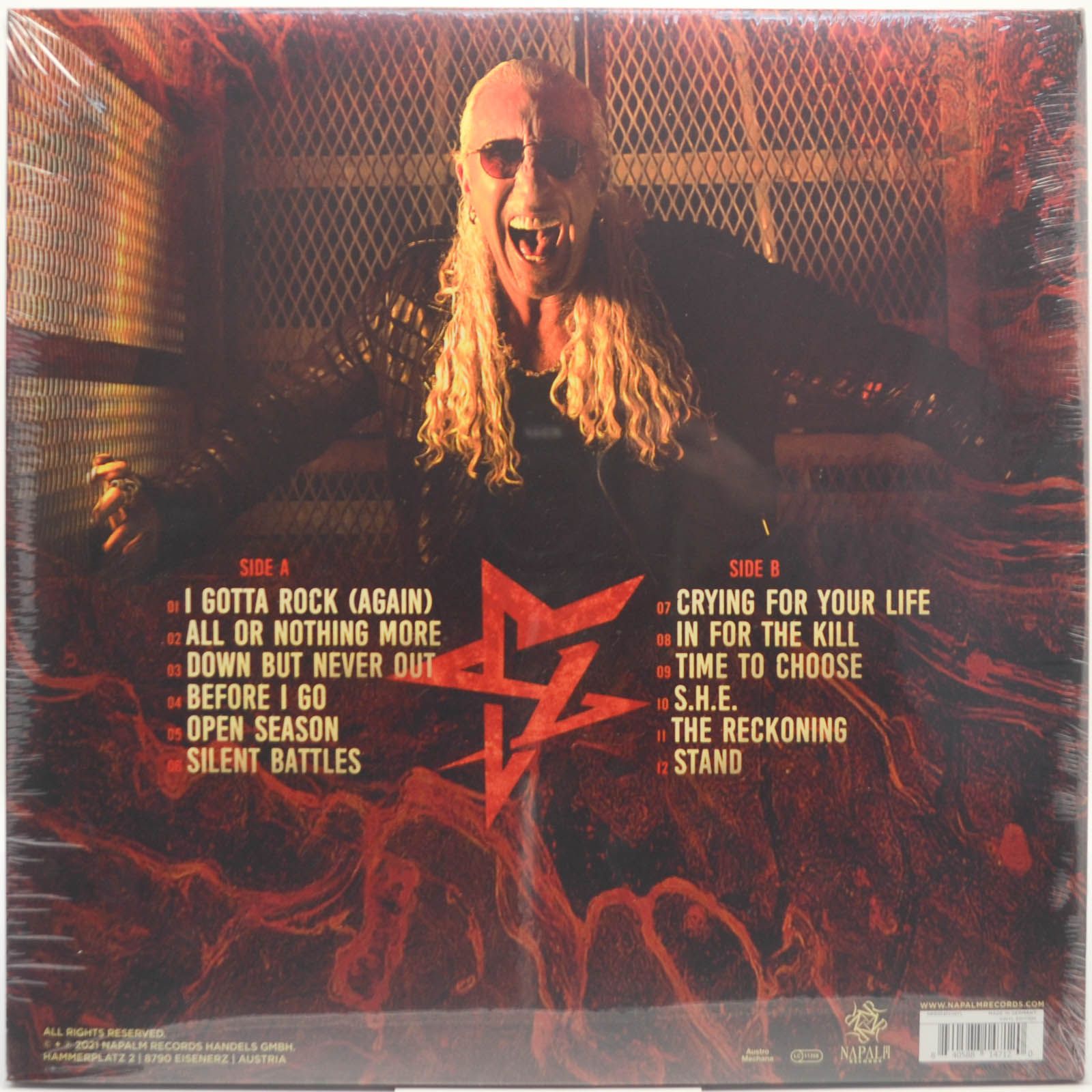 Виниловая пластинка Dee Snider — Leave A Scar, 2021