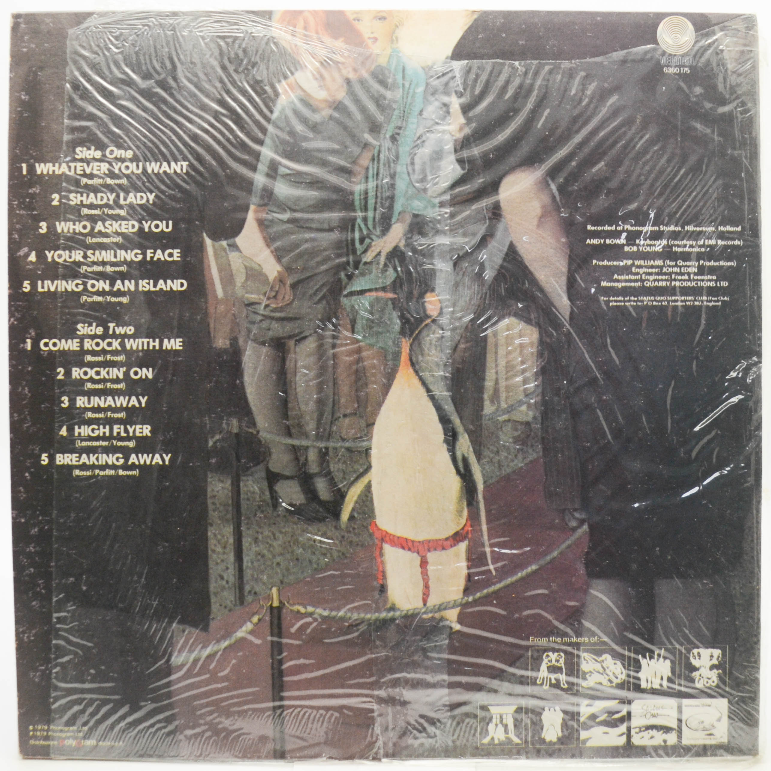 Виниловая пластинка Status Quo — Whatever You Want, 1979
